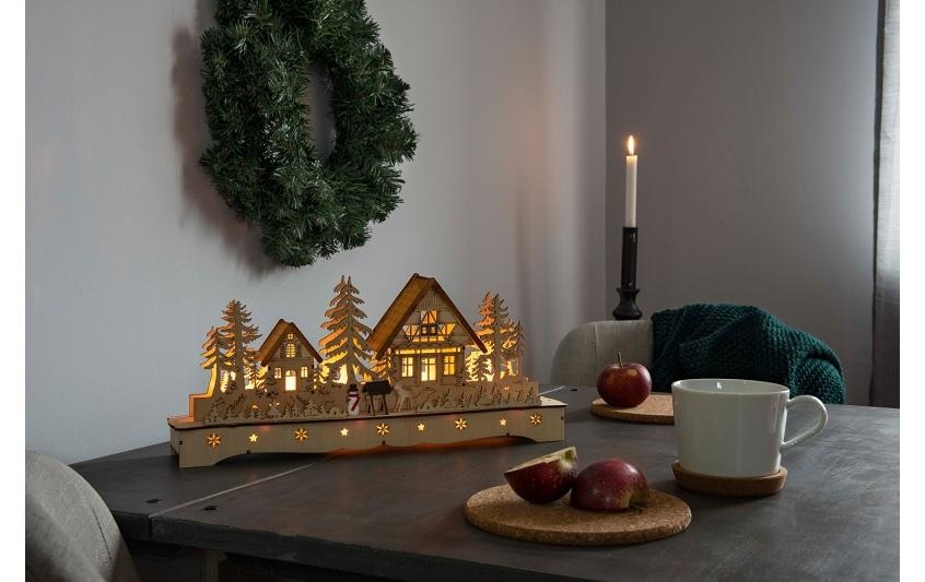 KONSTSMIDE Guirlande lumineuse LED »Dorf« 9 cuis-flammig