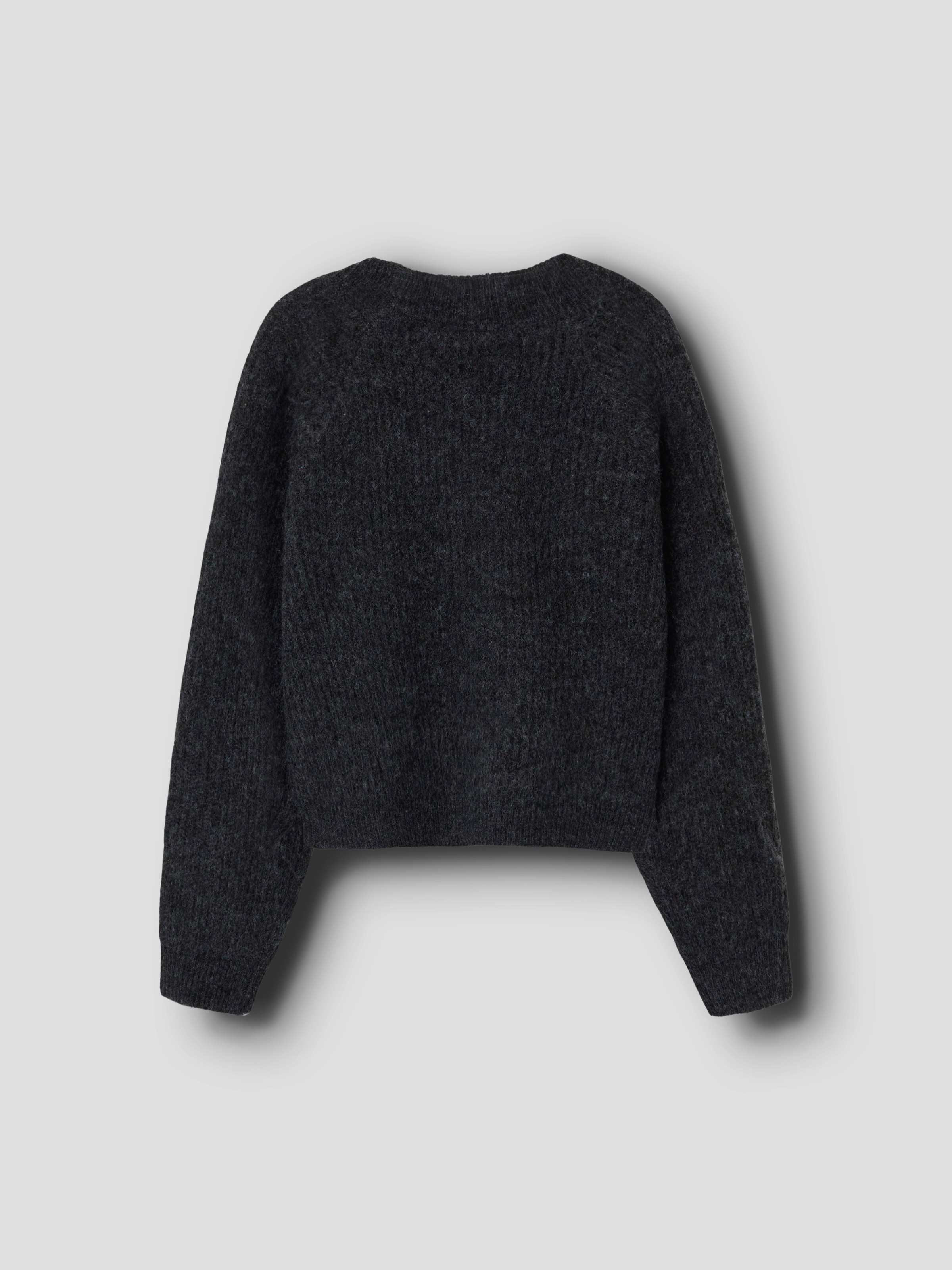 Name It Veste en tricot »NKFHOLLY BOXY SHORT KNIT CARD NOOS« en forme boxy tendance, avec décolleté en V profond, tricot côtelé