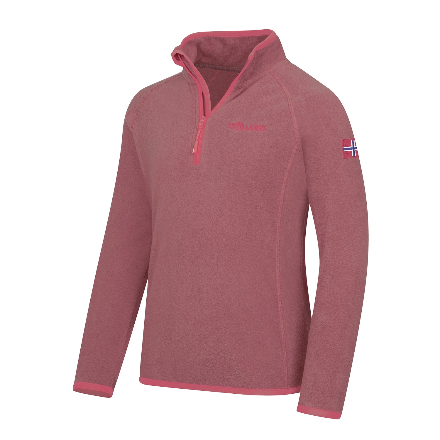 TROLLKIDS Pull en maille polaire »KIDS NORDLAND HALF ZIP« en polyester, pour enfants