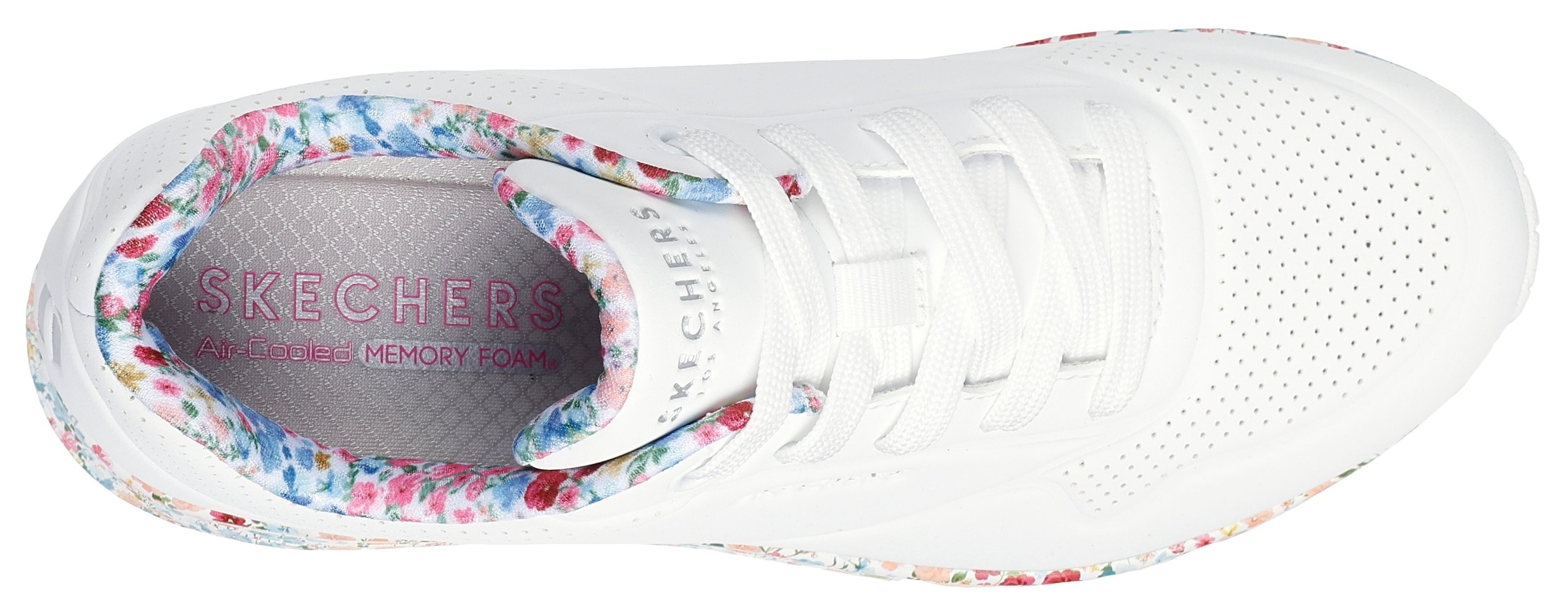 Skechers Sneakers »UNO-MAJESTIC GARDEN«  , sneaker compensée, sneaker plateforme avec semelle imprimée