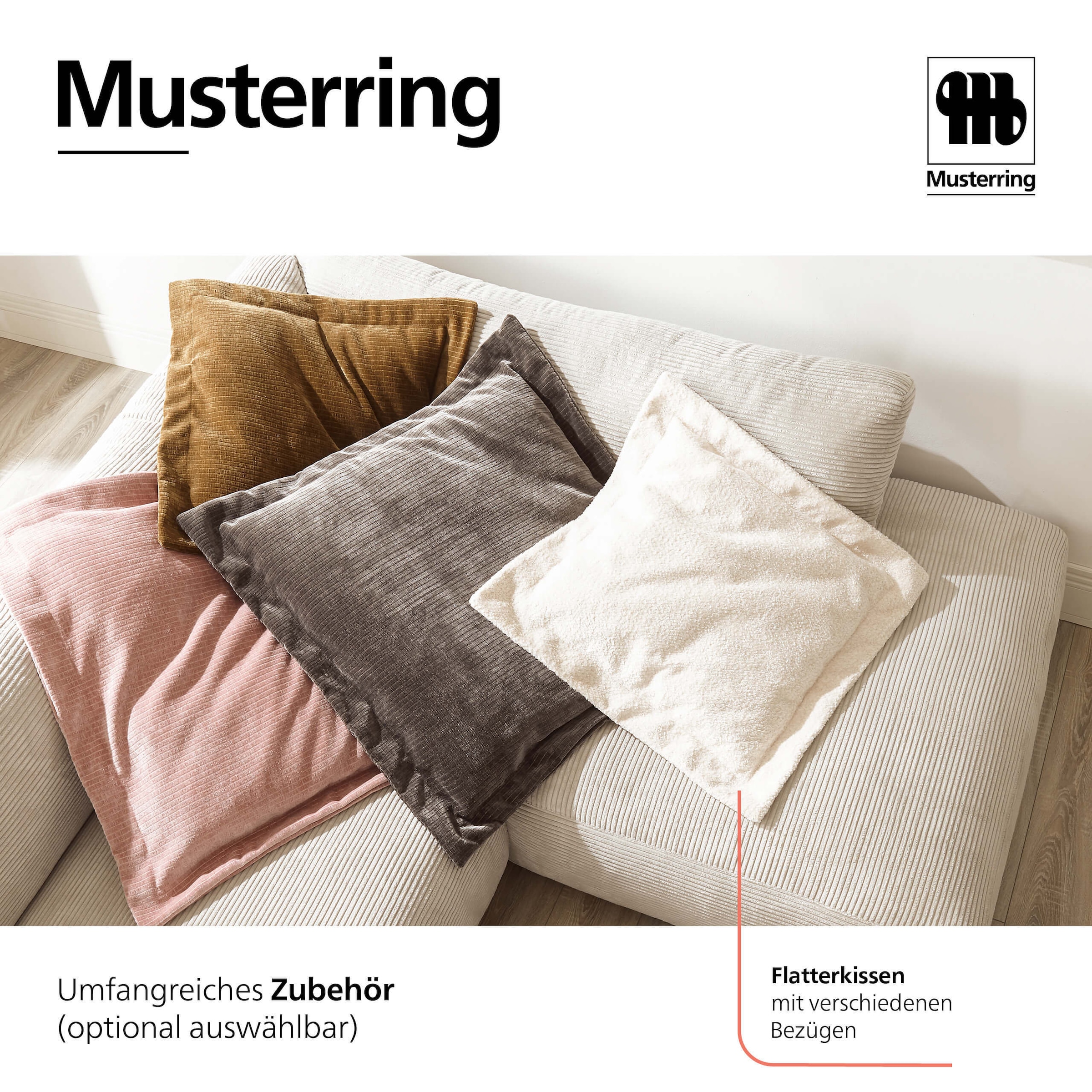 Musterring Paysage de salon »MR LUCIA, das ultimative Raumwunder von Musterring« Surface gigantesque, coussins de chambre haut de gamme & confort de luxe
