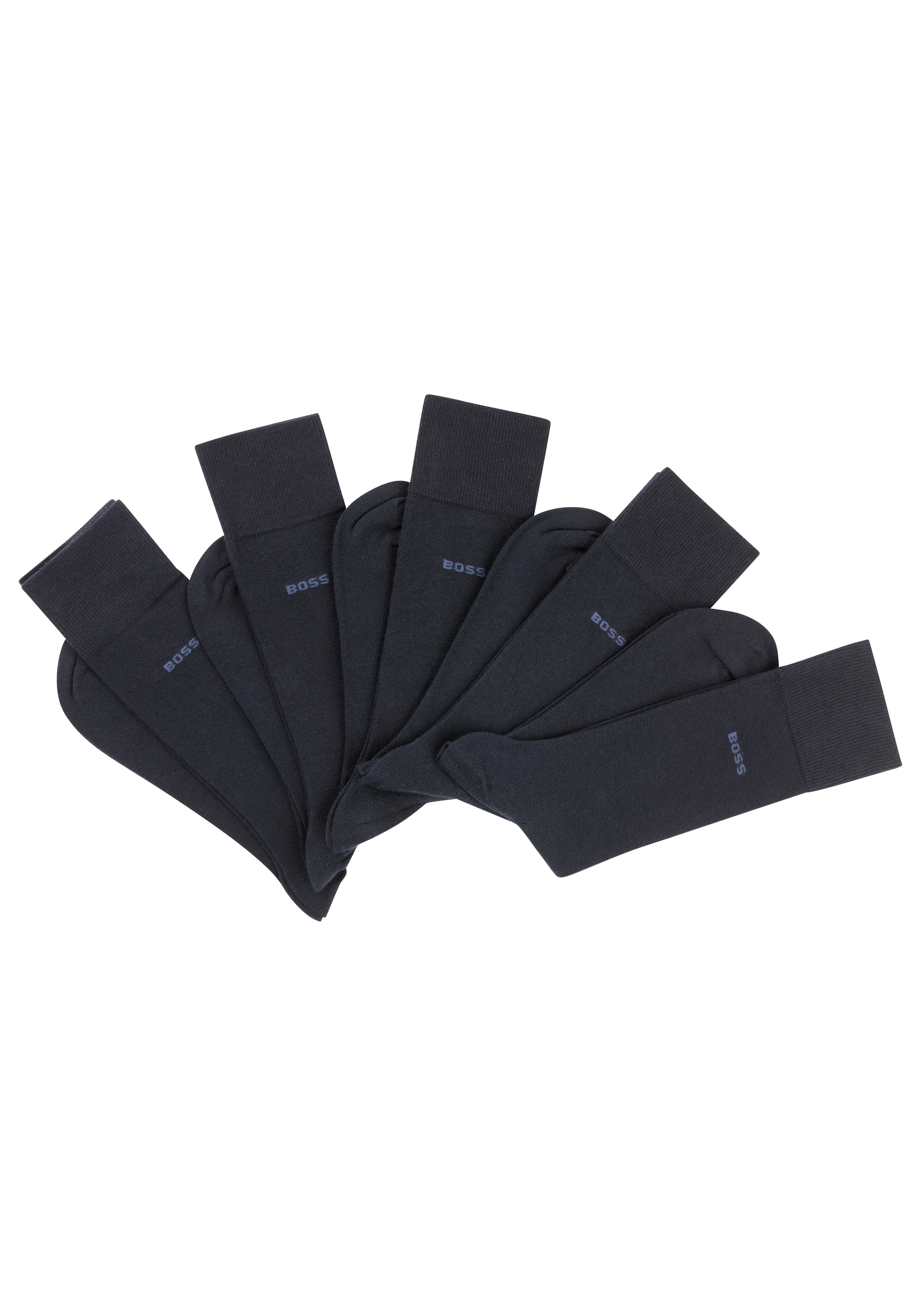 BOSS Socken »5P Uni Color CC« 5 Stk. tlg. in klassischer Unifarbe