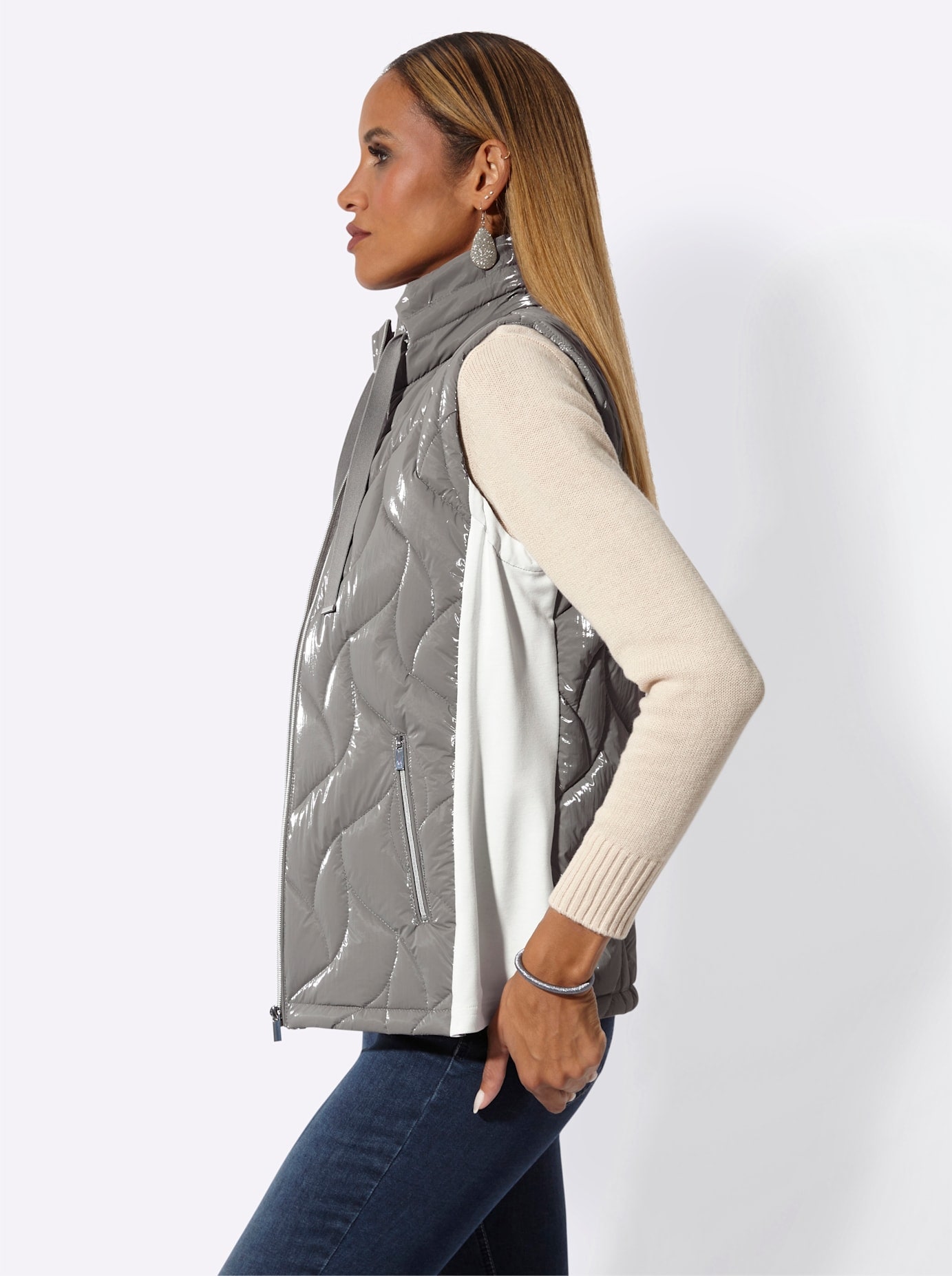 creation L Gilet matelassé