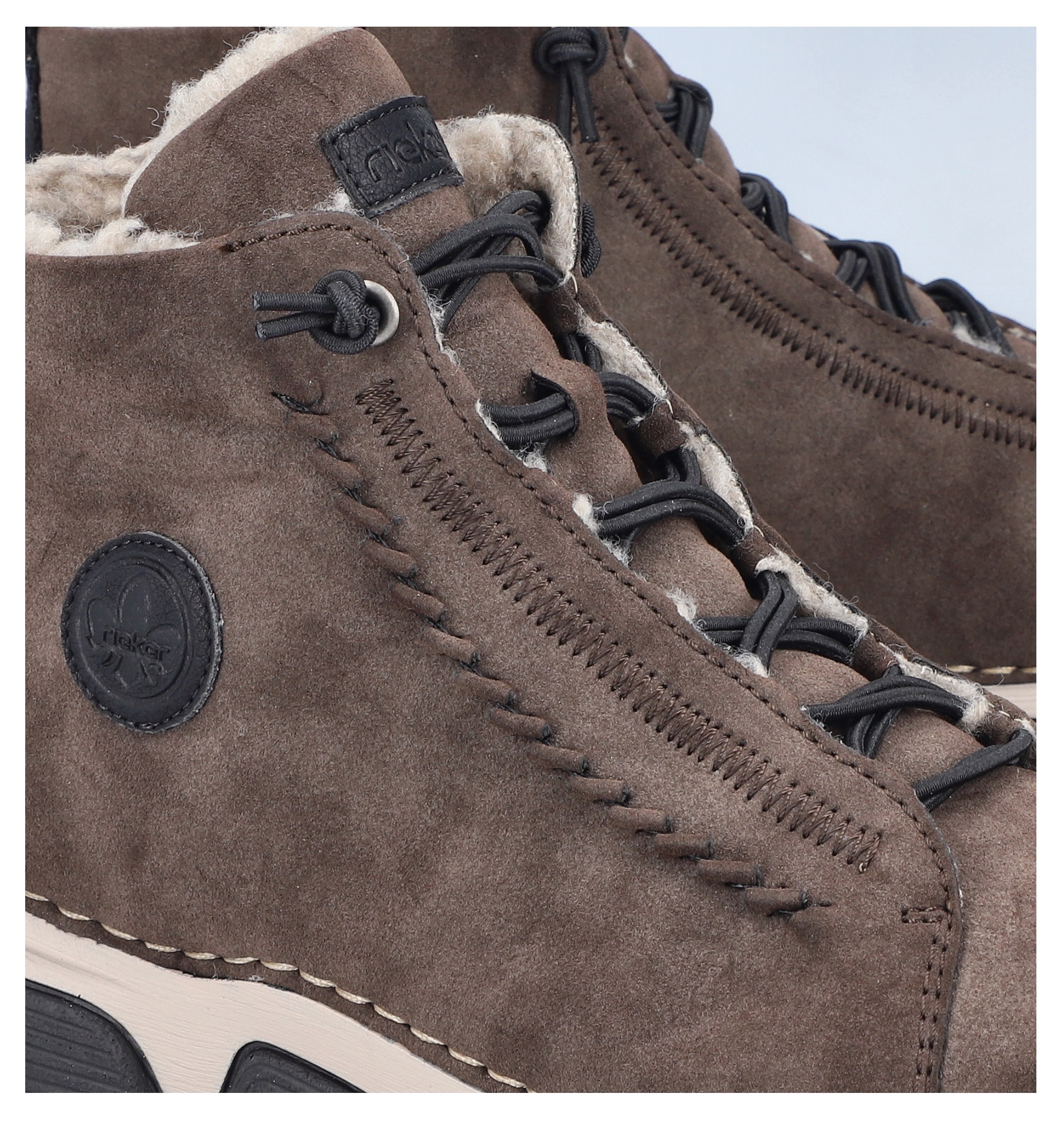 Rieker Winterboots  Winterstiefelette, Outdoorboots, Warmfutter, mit Innenreissverschluss