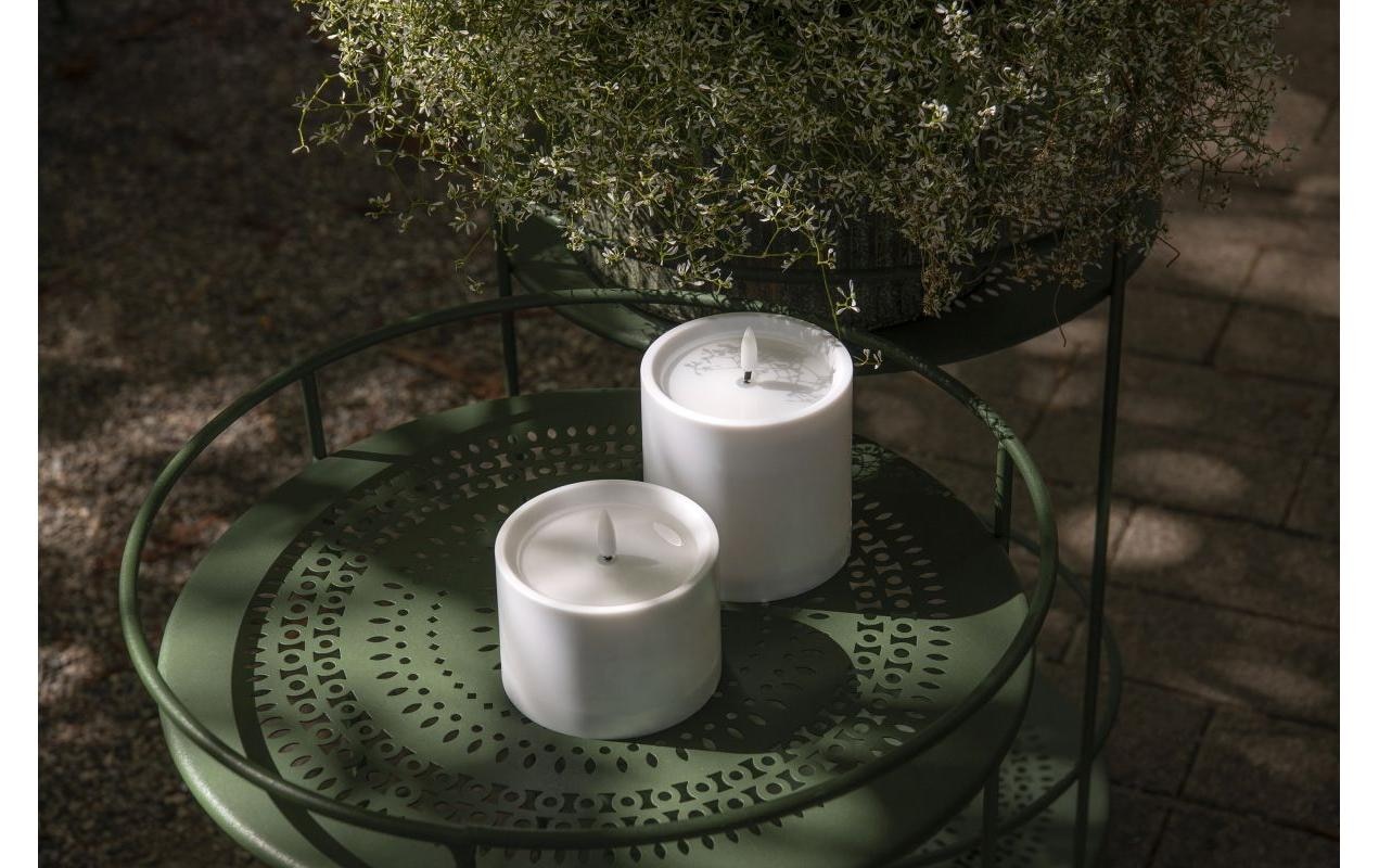 STT Bougie LED »Set 2 Stück 10 cm« Zweiteiliges Solar-Kerzenset für drinnen und draussen