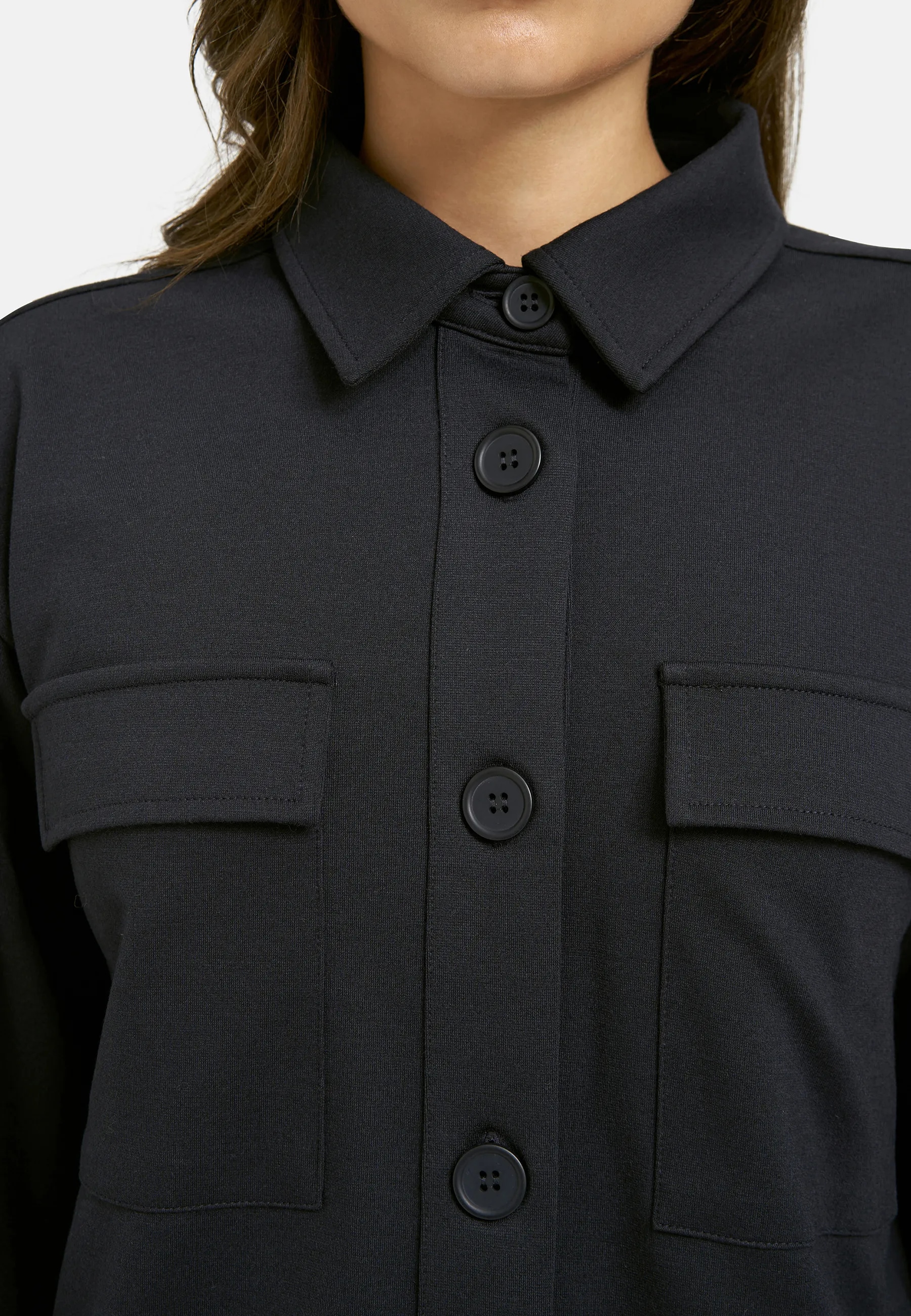 Smith & Soul Veste chemise mit aufgesetzten Taschen, Jersey