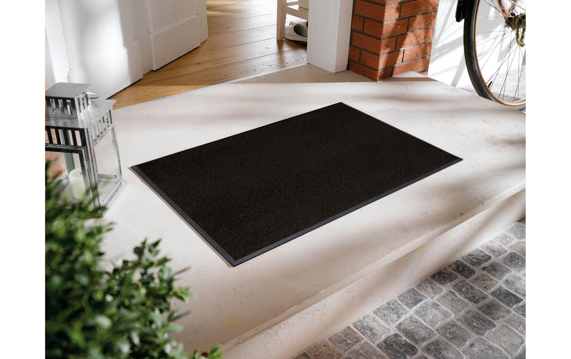 wash+dry by Kleen-Tex Tapis de sol »Schwarz Fussmatte« Carré