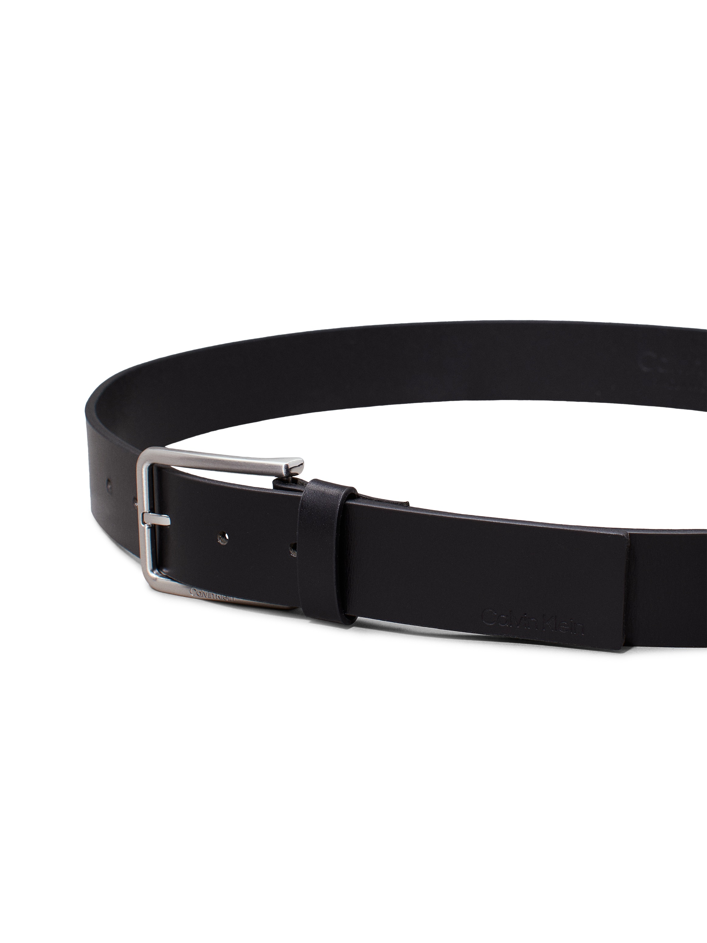 Calvin Klein Ceinture en cuir aus geöltem Narbenleder