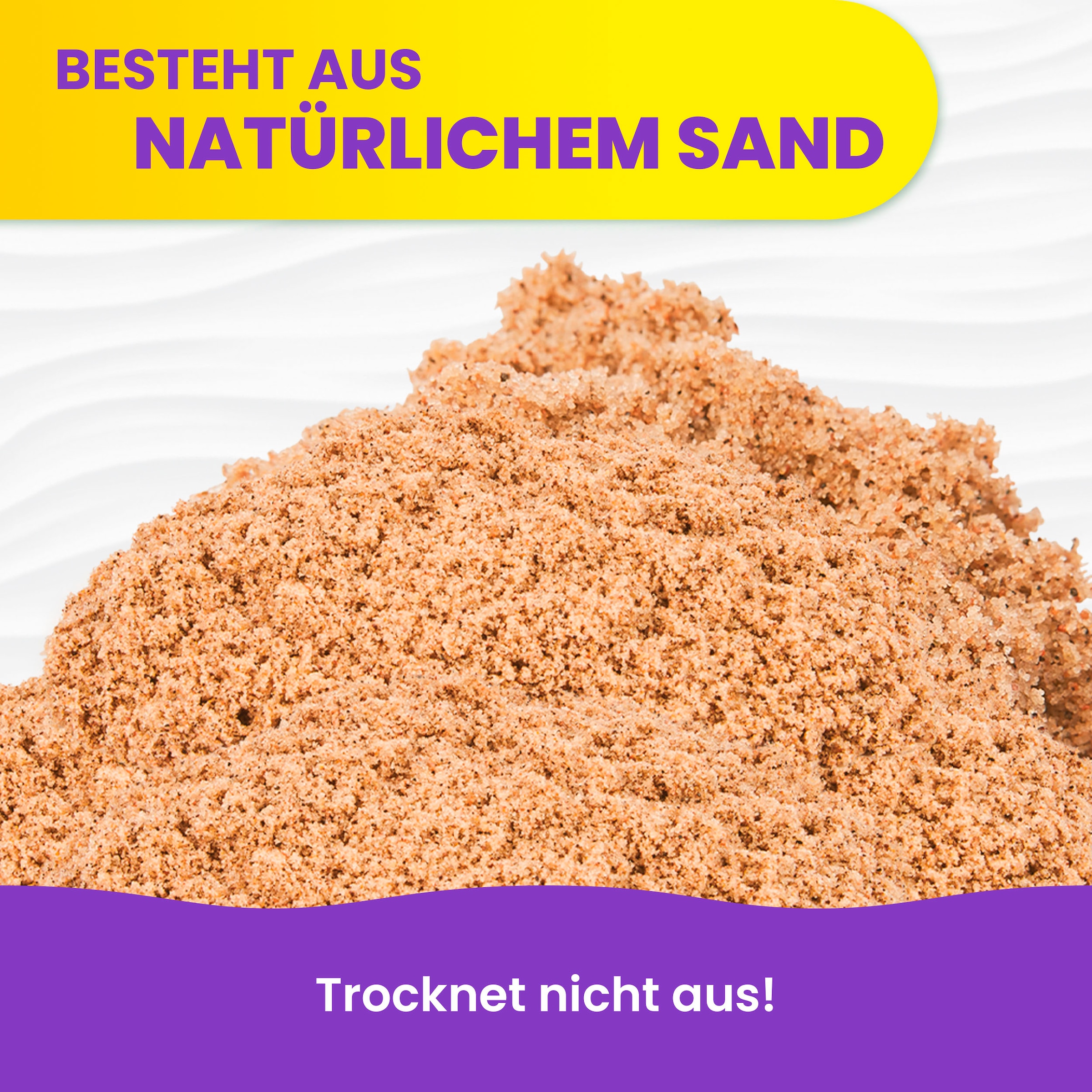 Spin Master Set créatif »Kinetic Sand - Braun 5 kg«