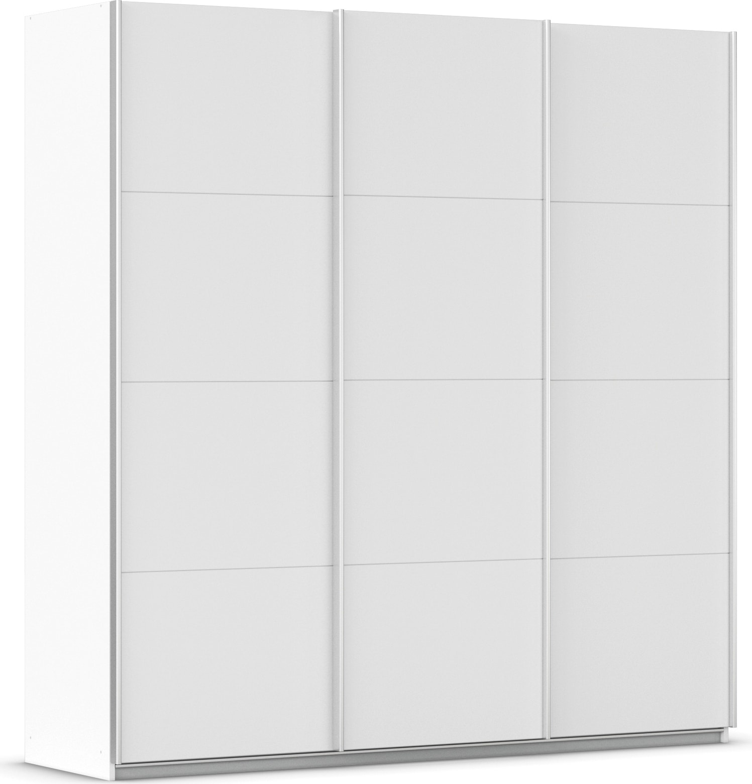GOODproduct Schwebetürenschrank »Kleiderschrank Schrank Garderobe AGORDO mit Dekor- oder Hochglanzfront« Breiten 203/271/315/360 cm in drei Griff-Farben - NEU: Farbe SCHWARZ,  in 4 Breiten und 2 Höhen MADE IN GERMANY
