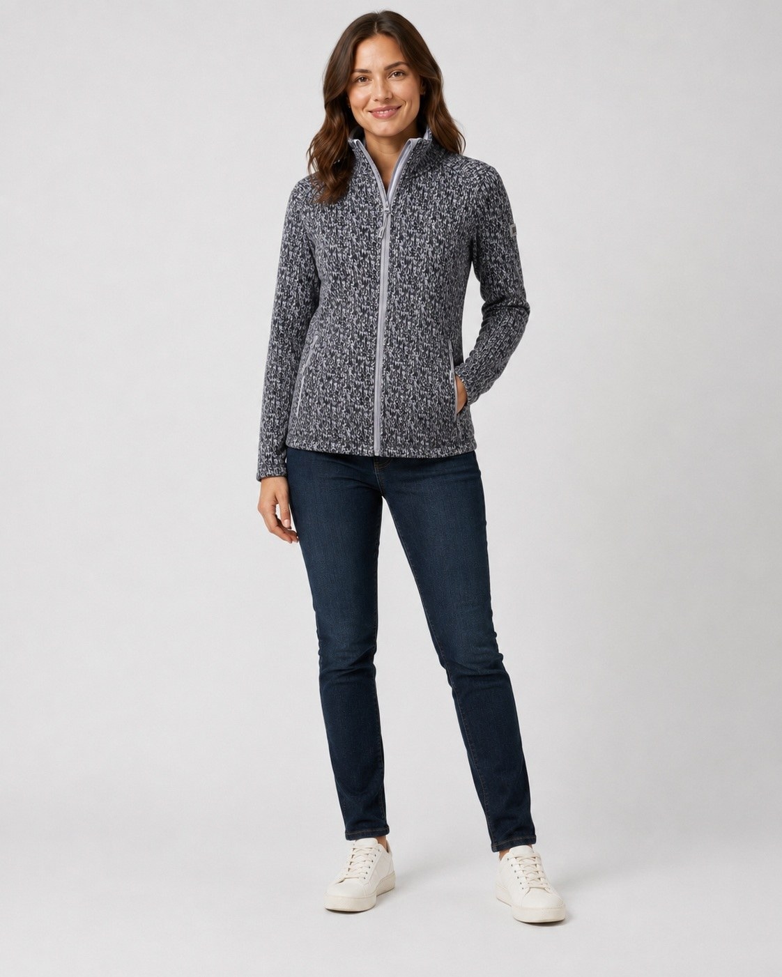 LPO Fleecejacke »Fleecejacke Lovis« mit Kapuze