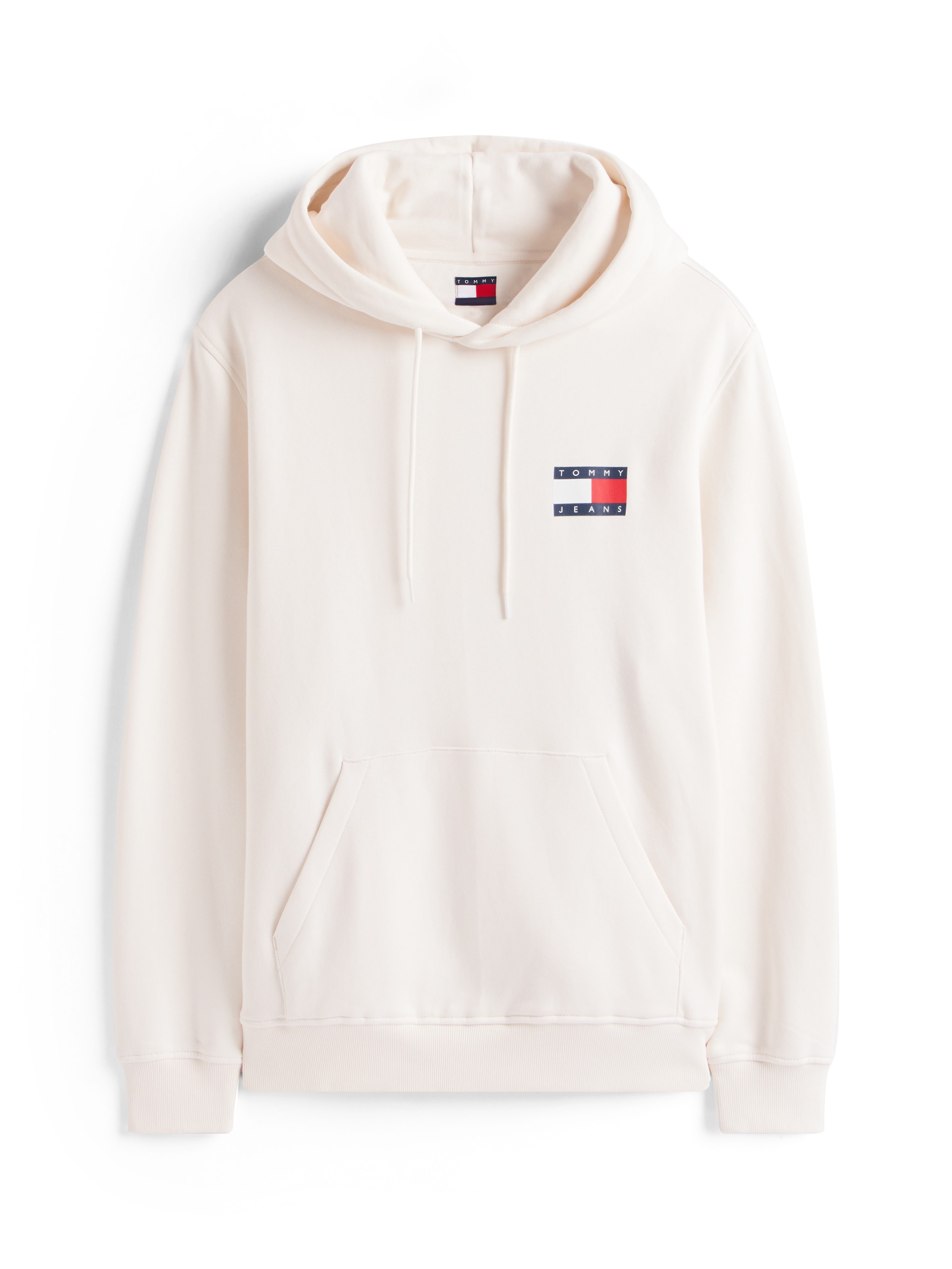 Tommy Jeans Sweat-shirt »TJM REG ESSENTIAL FLAG HOOD EXT«, avec logo de marque imprimé à hauteur de poitrine
