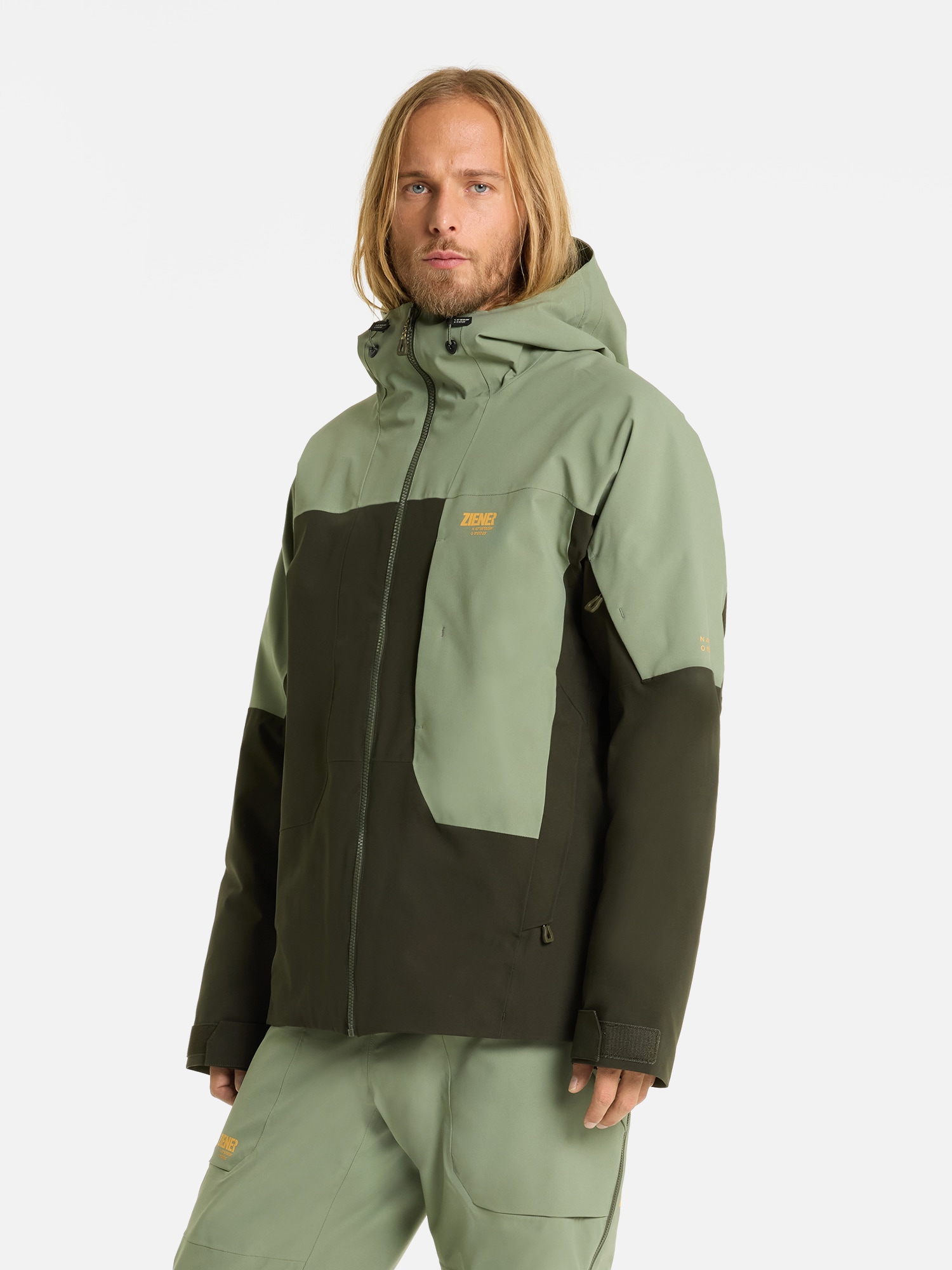 Ziener Veste de ski »RAYKO-Z AQUASHIELD® HERREN« wasserdicht winddicht, atmungsaktiv, Wollwattierung