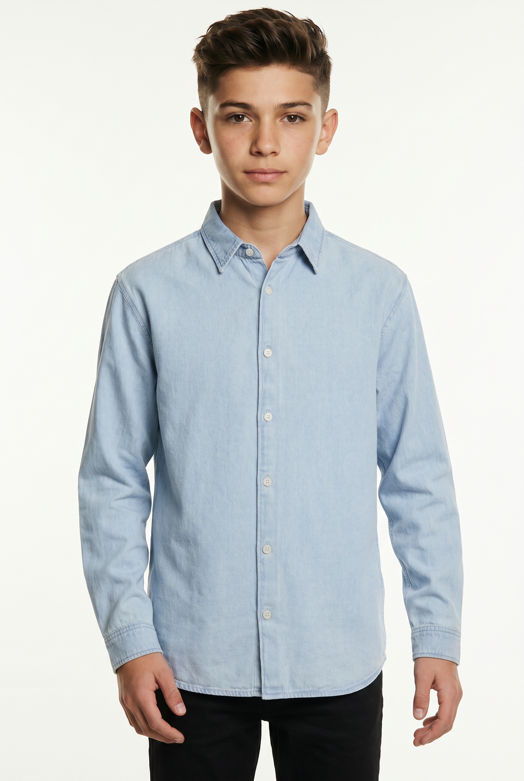 Jack & Jones Junior Langarmhemd »JORNORREBRO DENIM SHIRT LS JNR«