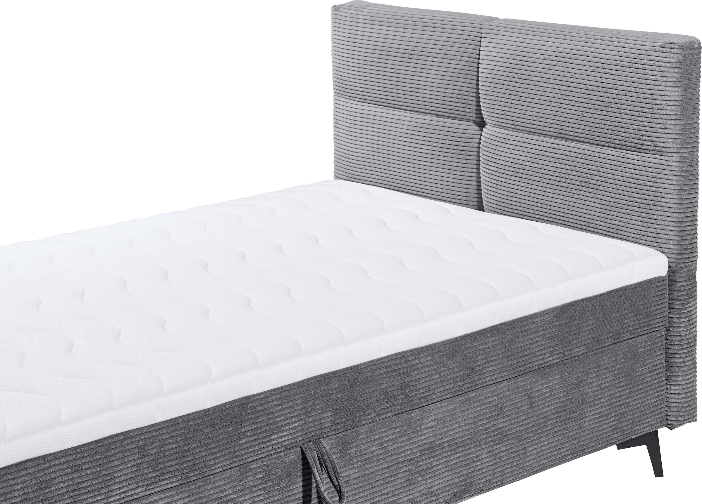 ED EXCITING DESIGN Lit de boxe »Andon« mit Bettkasten, integrierter Topper, universell aufbaubar