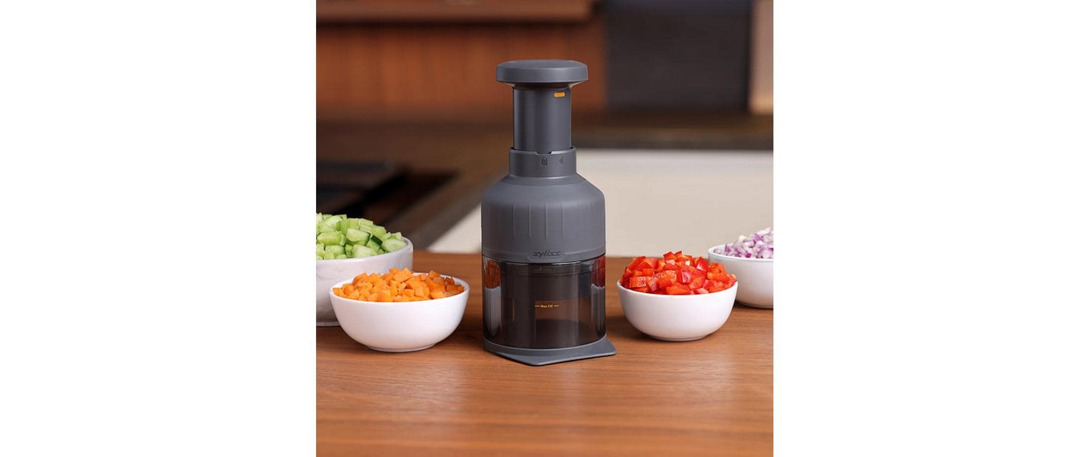 zyliss Hachoir à légumes »Zick Zick« Manueller Gemüsehacker