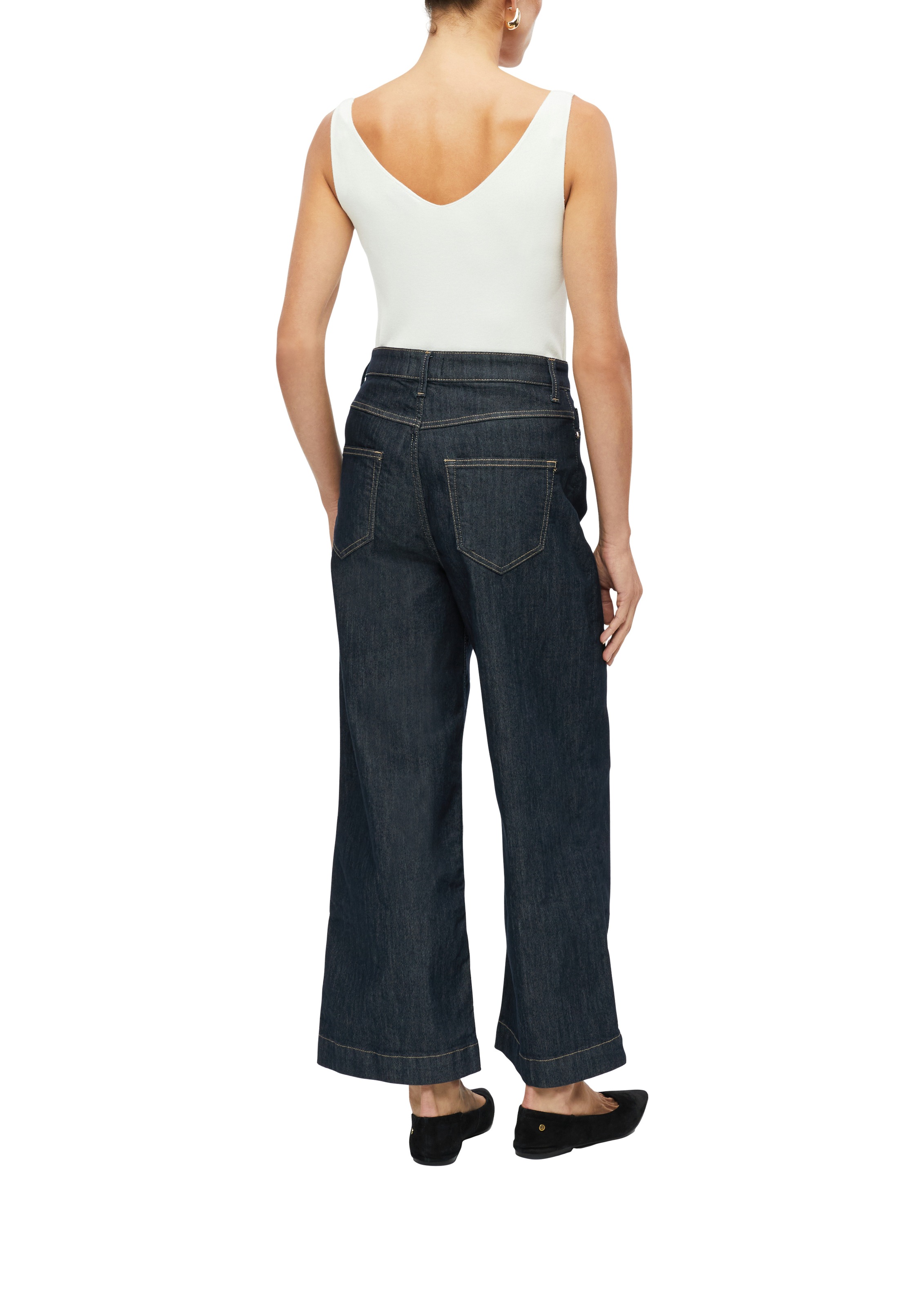 s.Oliver BLACK LABEL Weite Jeans »Style Suri« mit Stretch