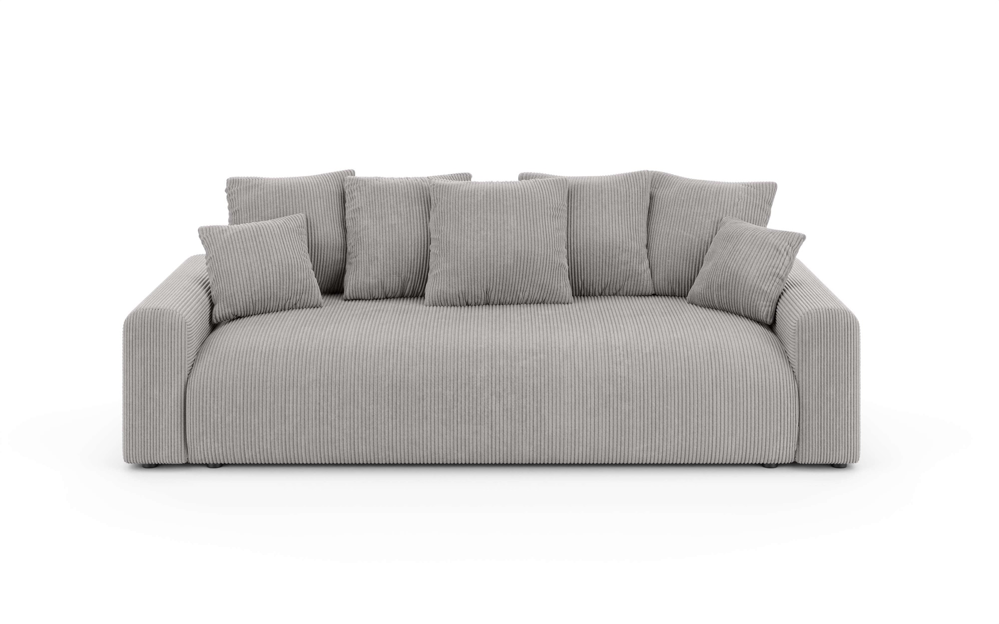 Home affaire Canapé Big »LAKESIDE klein 3-Sitzer Schlafsofa mit Bettkasten, Breite 238 cm« Liegefläche 149x195 cm, hoher Sitzkomfort, Masse B/T/H: 238/98/85cm