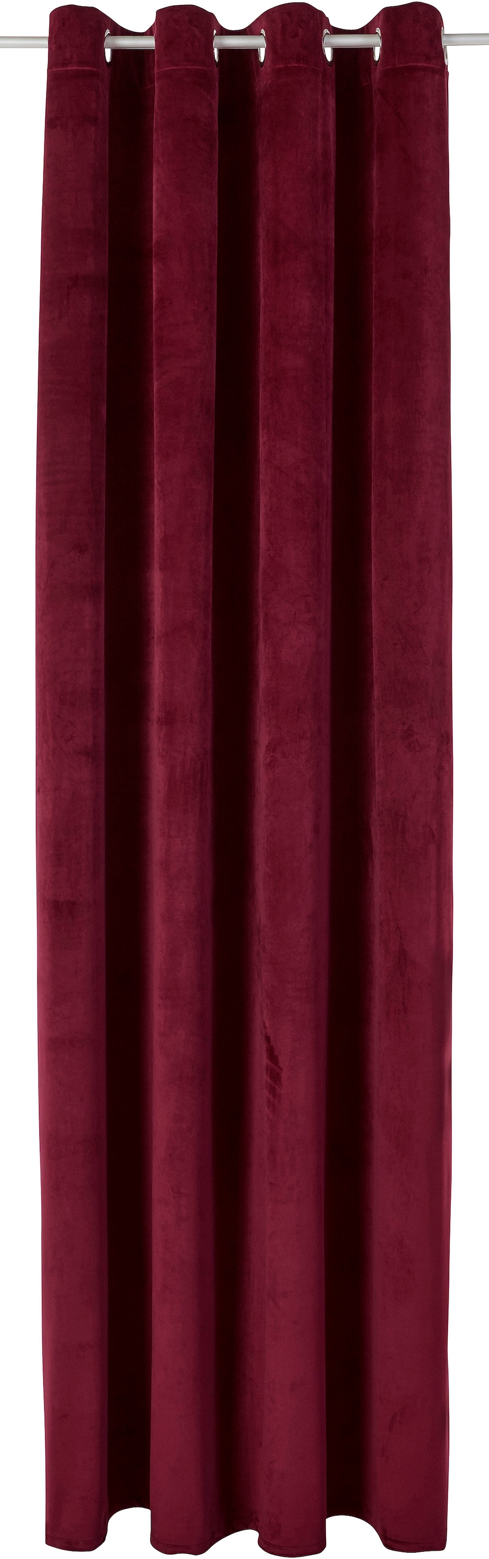 GOODproduct Rideau »Velvet Uni« Œillet 2 cuis tlg. Blickdichter Samt, 2-er Set, edel, Gardine, multifunktional,