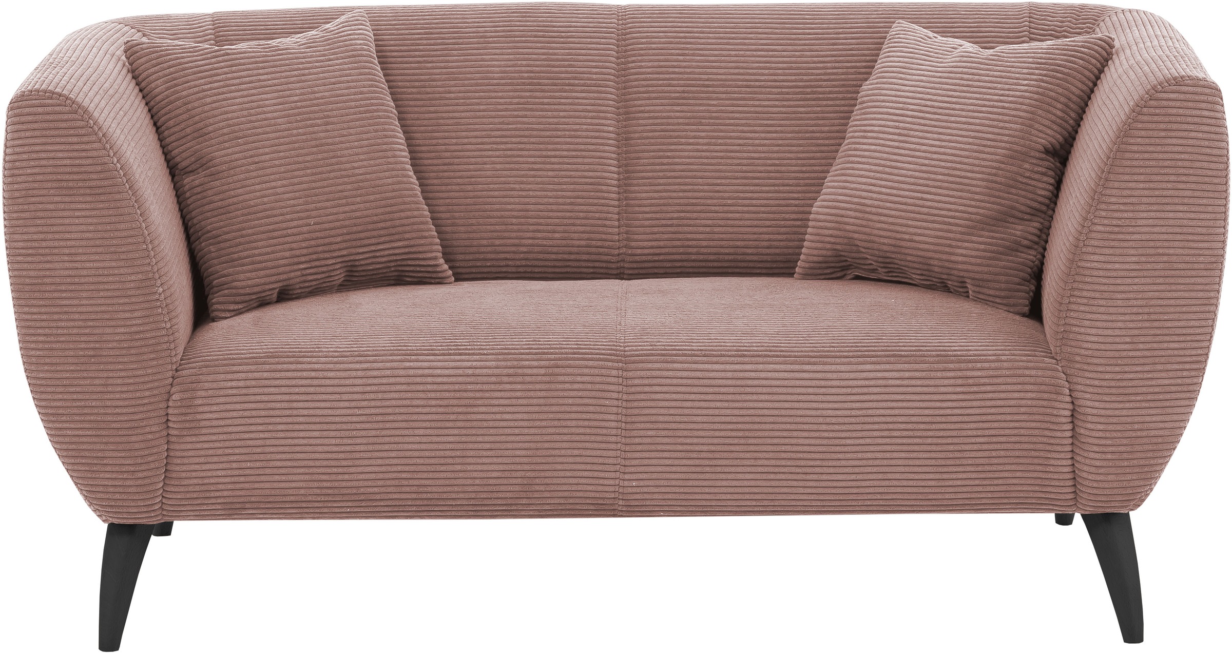 Home affaire Ensemble rembourré »Lazio modern und bequem, schmale Armlehnen, tolle Detailverarbeitung« Ensemble, 3-Sitzer und 2-Sitzer, 2 cuis tlg. zwei verschiedene Fussfarben wählbar