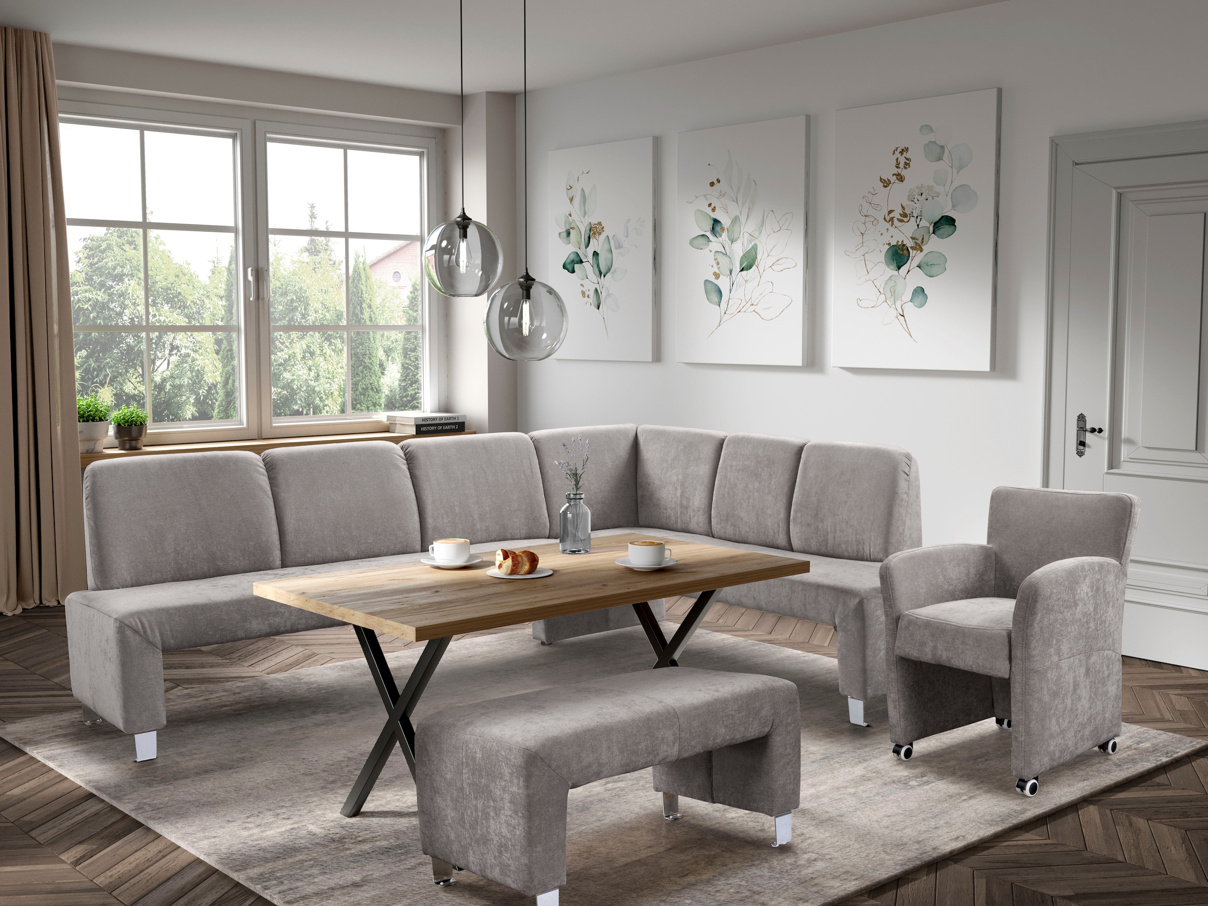 exxpo - sofa fashion Sessel »Intenso, Loungesessel, modern« hohe Bodenfreiheit, frei im Raum stellbar, hoher Sitzkomfort