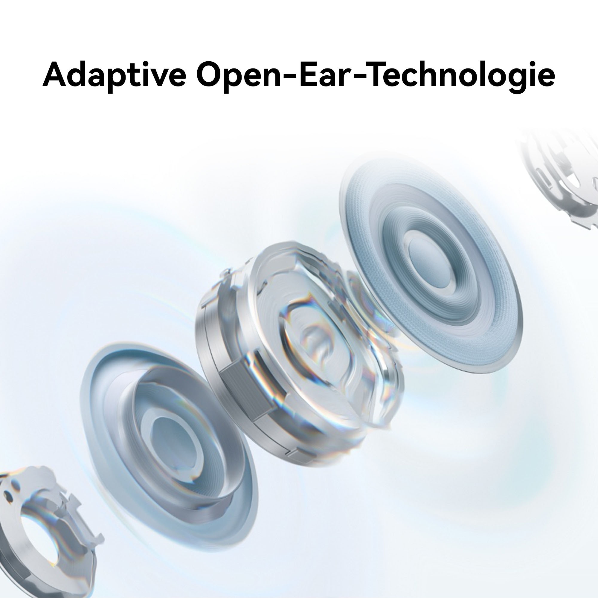 Huawei Casque sans fil »FreeClip 2« Leichtes Design für ganztägigen Tragekomfort, Kristallklare Anrufe