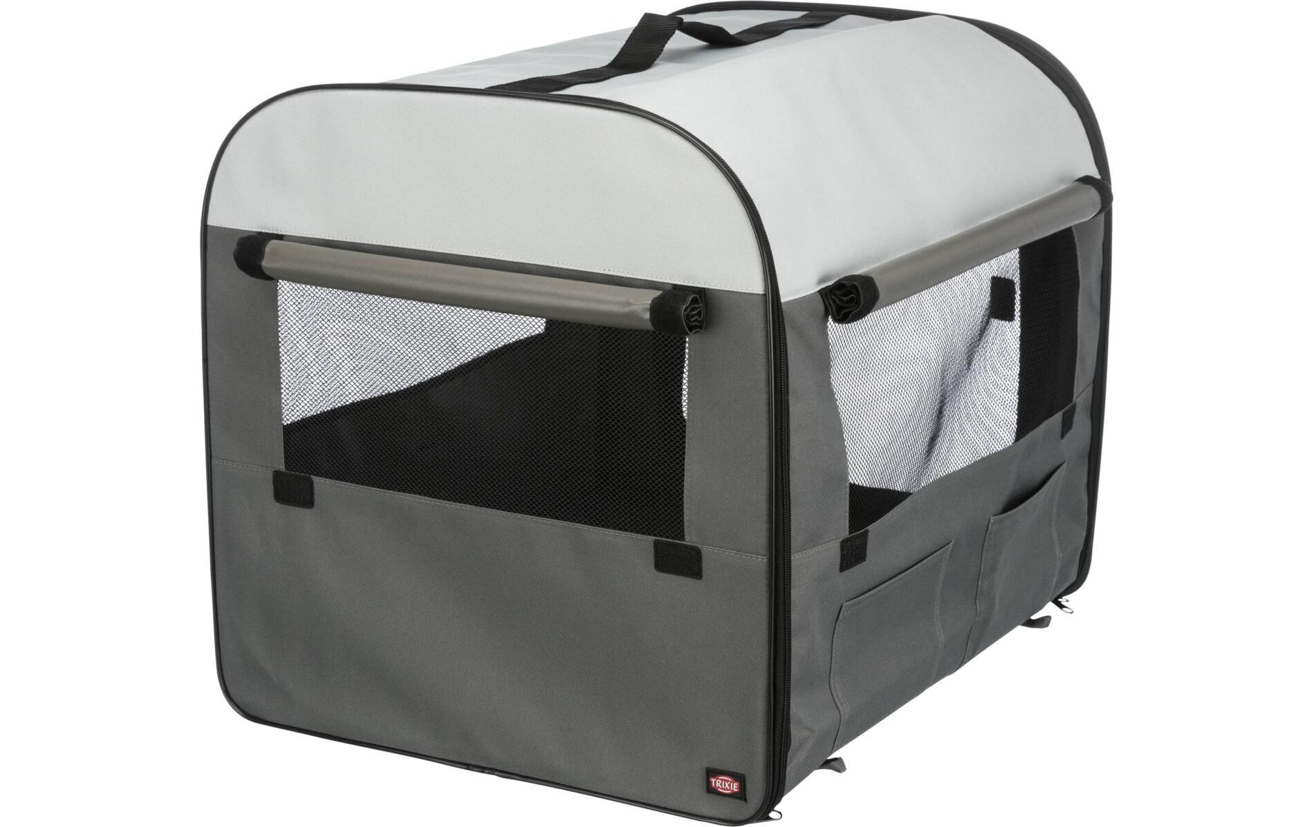 TRIXIE Caisse de transport pour animaux »Basic S« bis 7 kilos Pliable, bonne circulation de l'air, poignée de transport stable, repliable