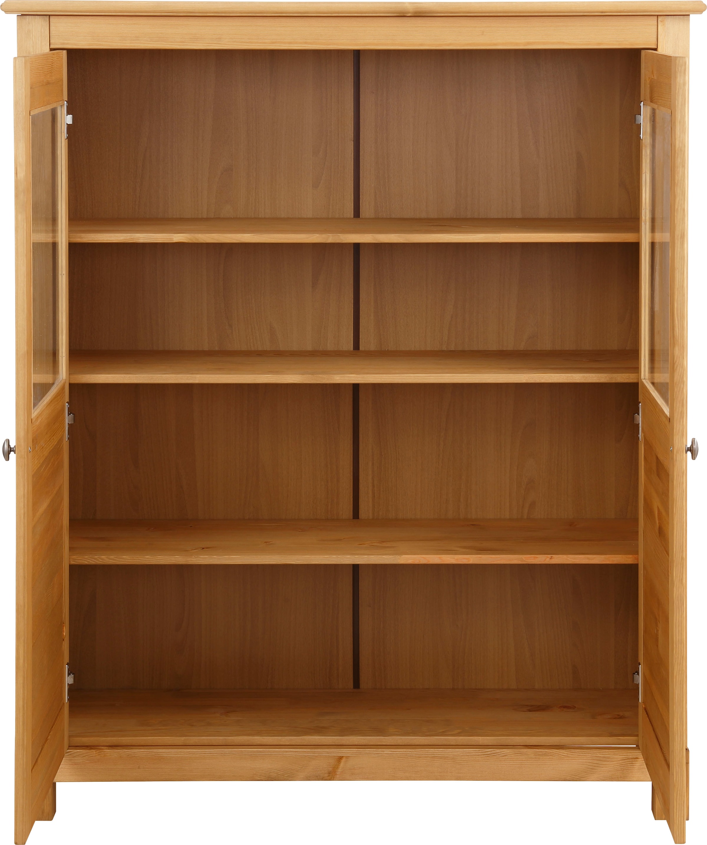 GOODproduct Buffet haut »Rauna« Vitrine, Breite 111,6 cm, aus massiver Kiefer