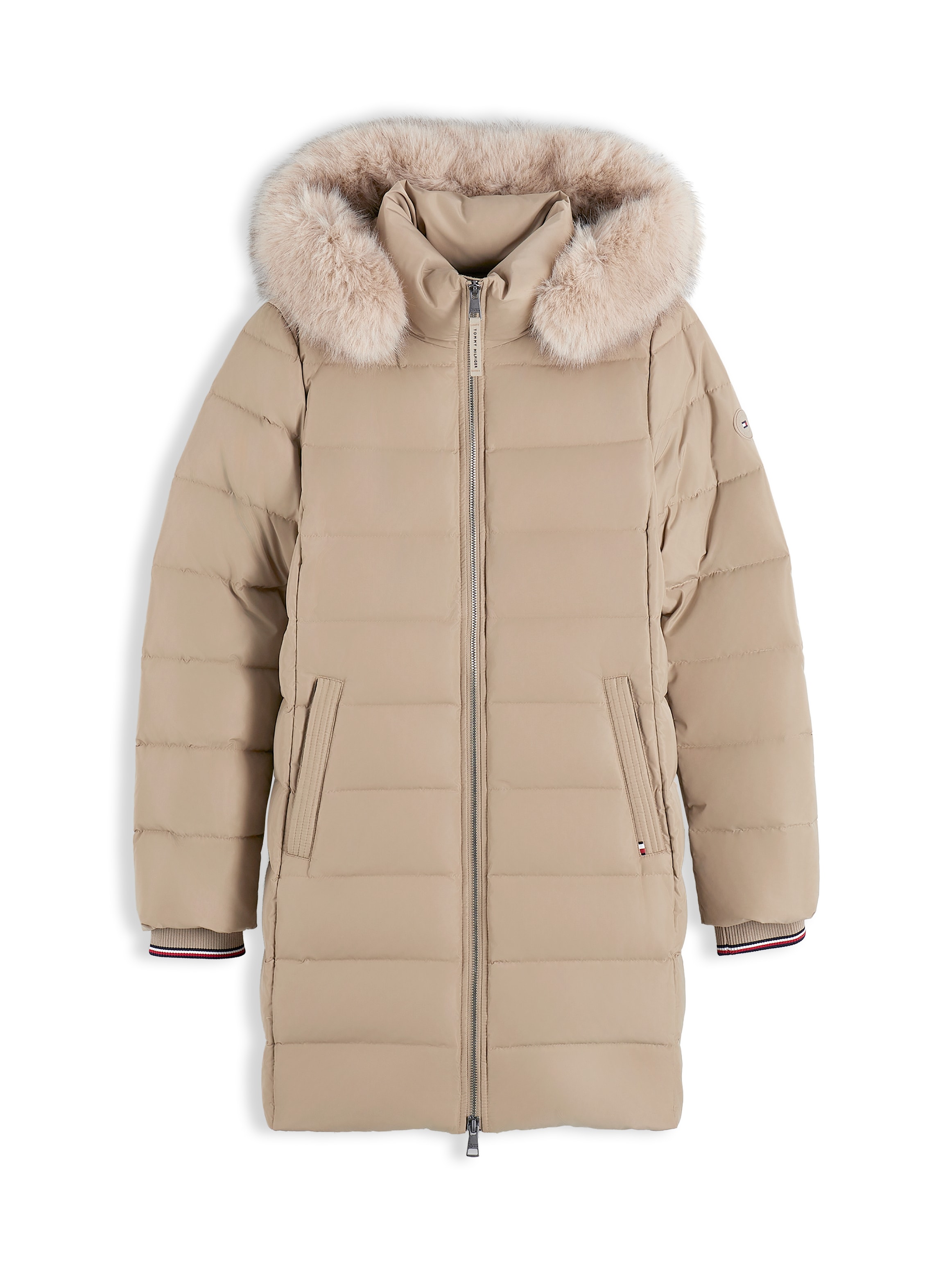 Tommy Hilfiger Steppmantel »DOWN HERITAGE TYRA COAT« Kunstfaser
