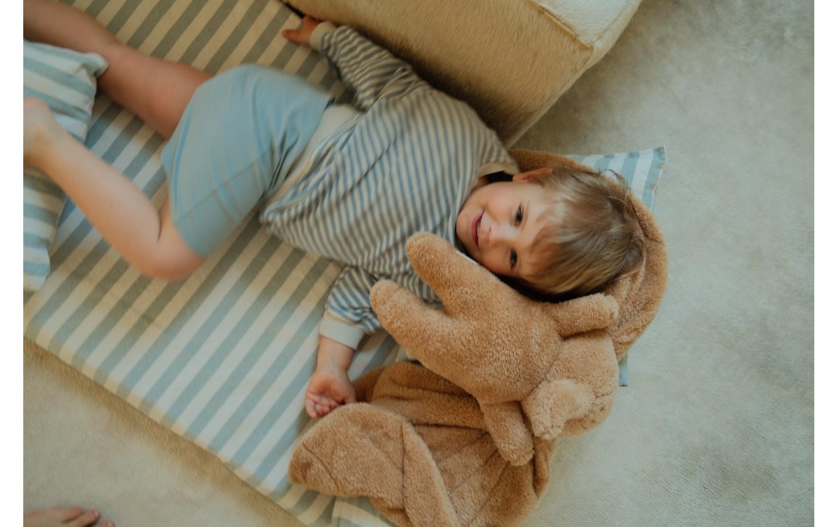   Peluche »Membantu Magma Gross« Peluche apaisante avec coussin de graines de lin chauffable