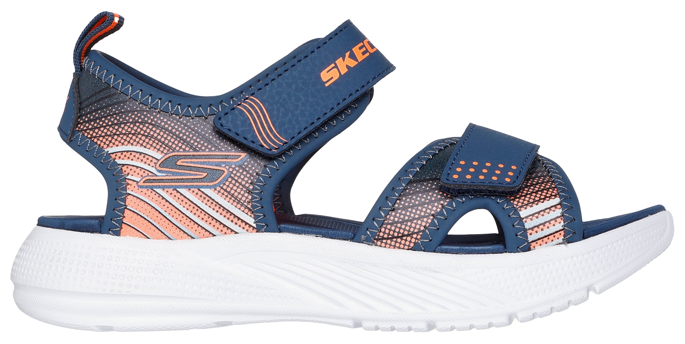 Skechers Sandale »MICROSPEC-SPLASH«  , leichte Sandale mit Klettverschluss, Grössenschablone zum Download