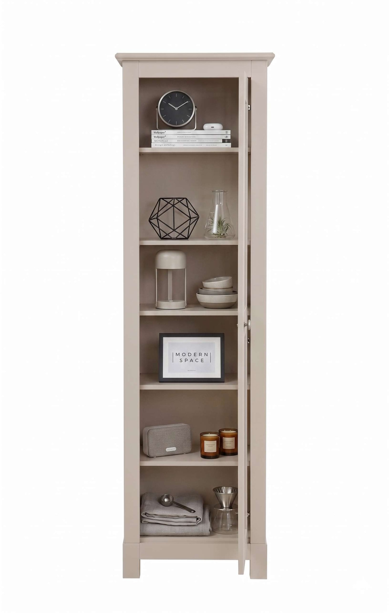 GOODproduct Vitrines »Rauna Vitrinenschrank, Stauraumchrank« hauteur 180 cm, en pin massif, certifié FSC®