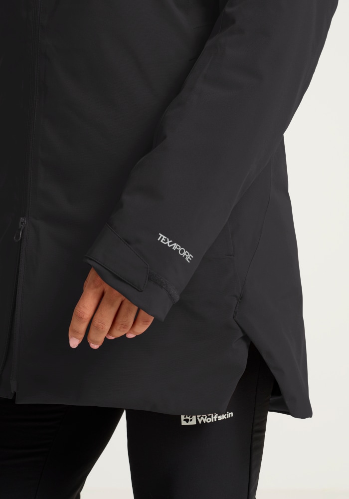 Jack Wolfskin Wintermantel »HEIDELSTEIN 2 INS JKT W« mit langärmeliger Form, aus Polyester