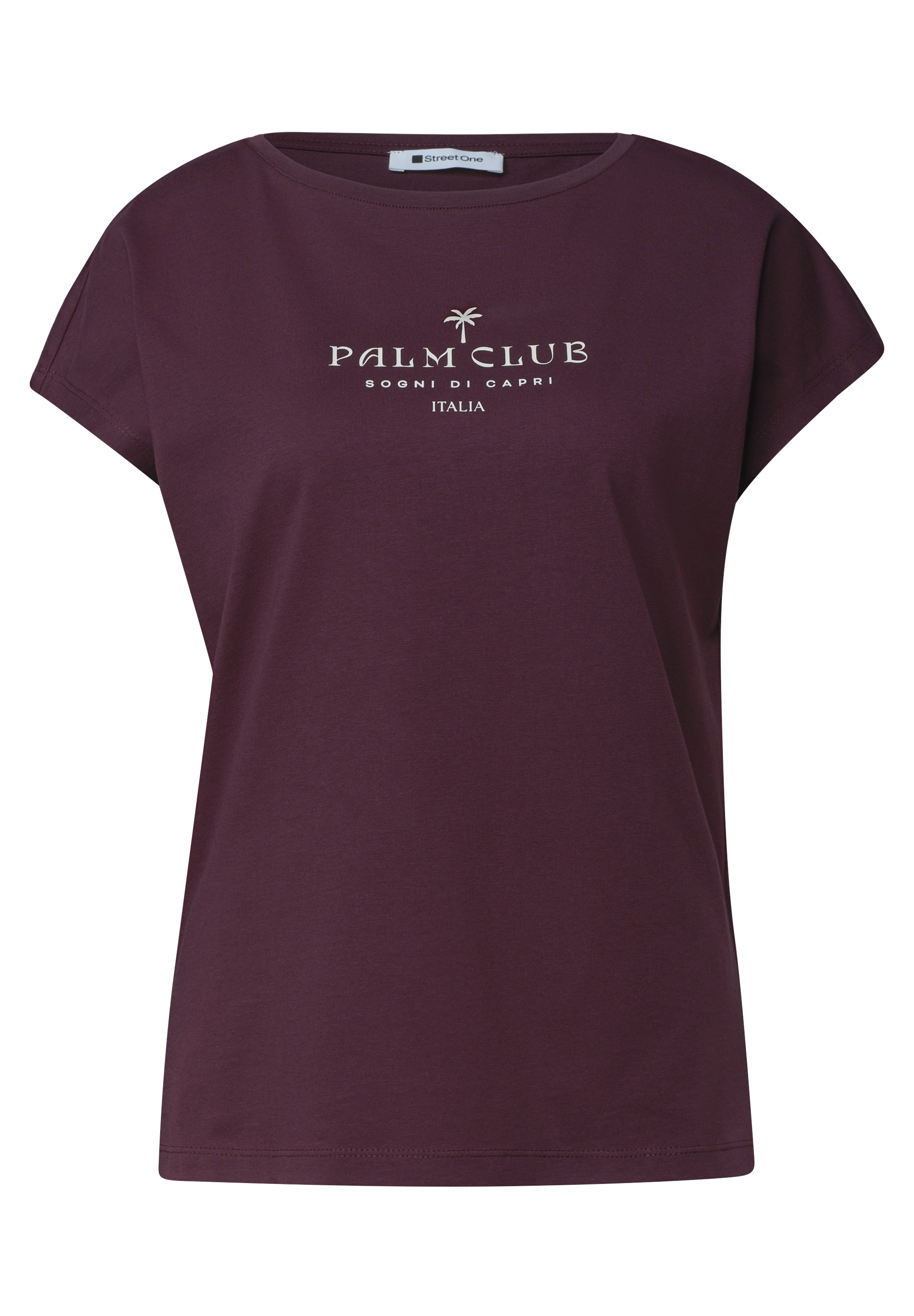 STREET ONE Haut de chemise Sommertop mit Wording