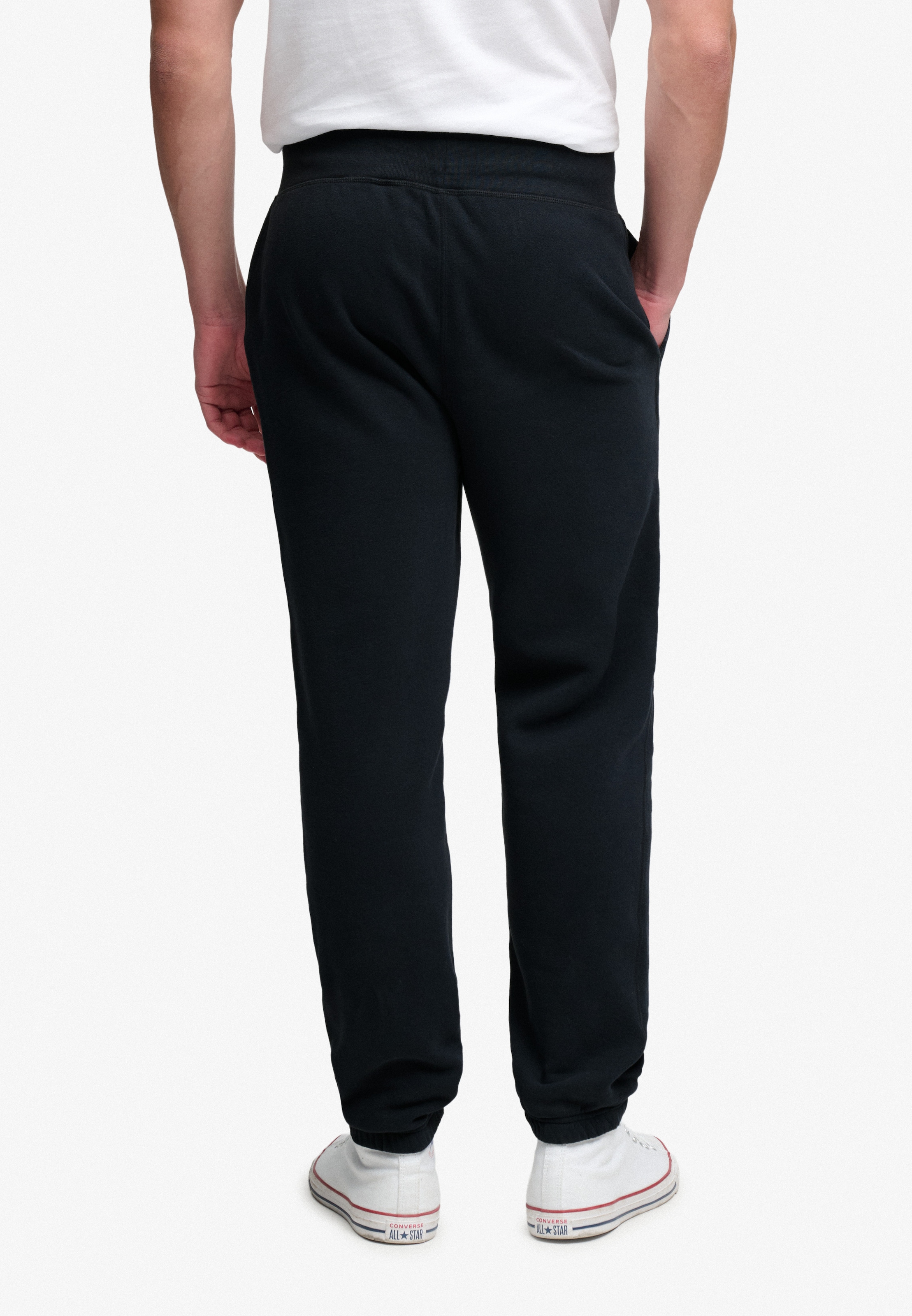 Superdry Pantalon sweat »ESSENTIAL COMPANY LOGO JOGGER«  mélange coton, coupe décontractée