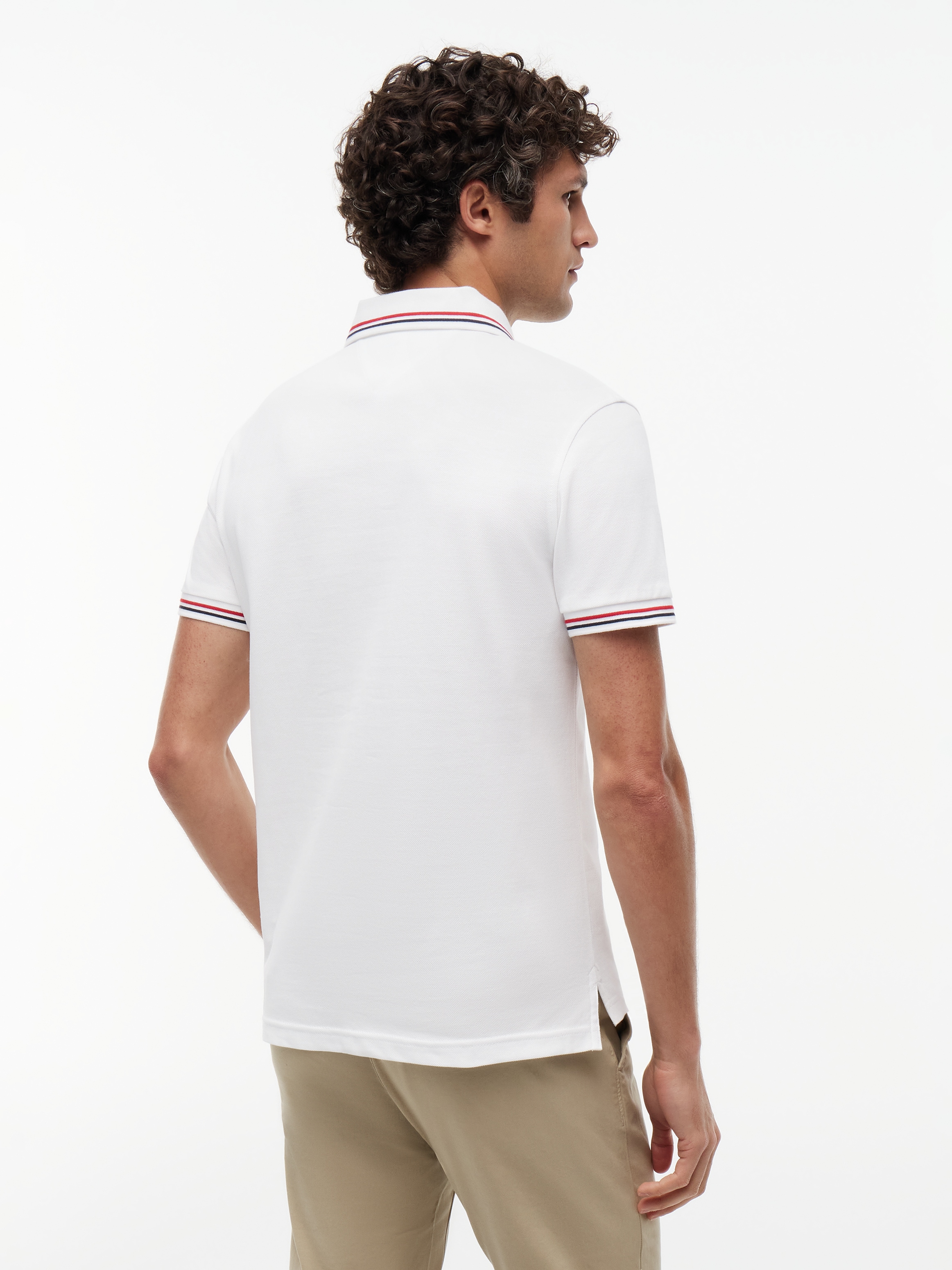 Tommy Hilfiger Polo »TIPPED SLIM FIT POLO« avec détails contrastés