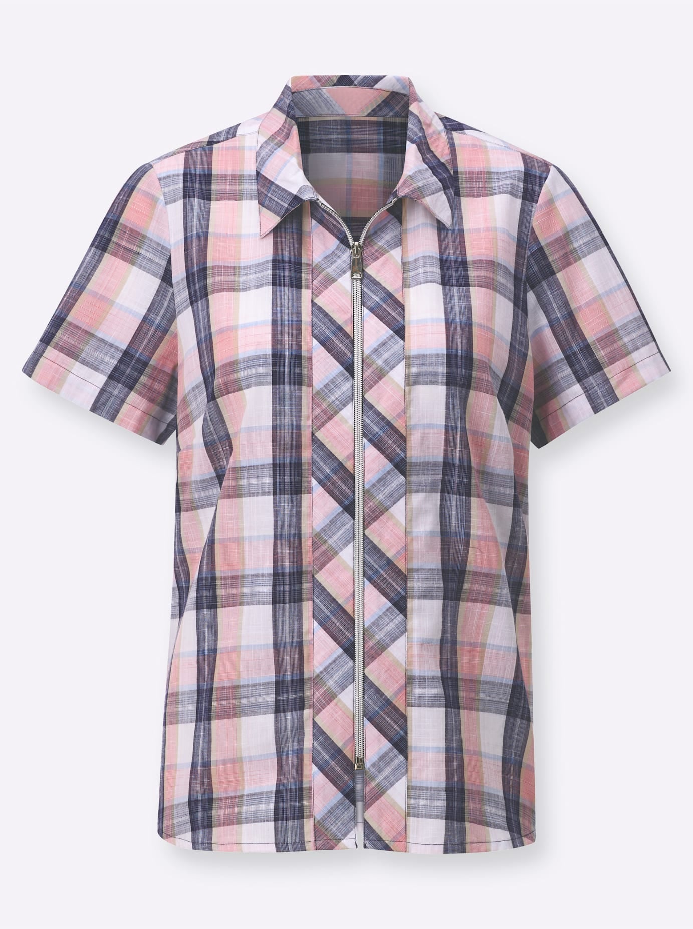 Casual Looks Blouse à carreaux