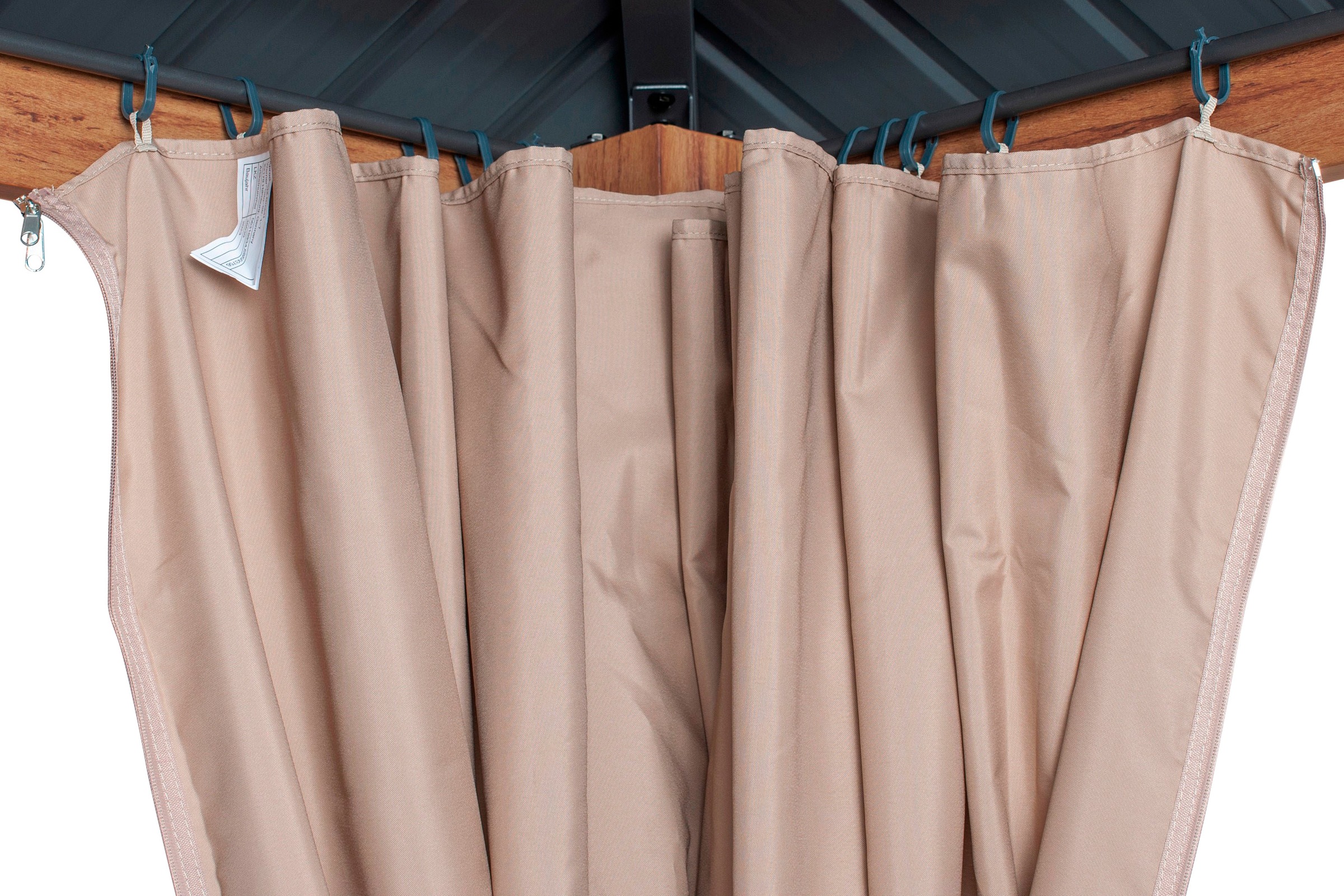 KONIFERA Pavillonseitenteil für Pavillon Samos, BxT: 400x300 cm, UV-beständig, wasserdicht,