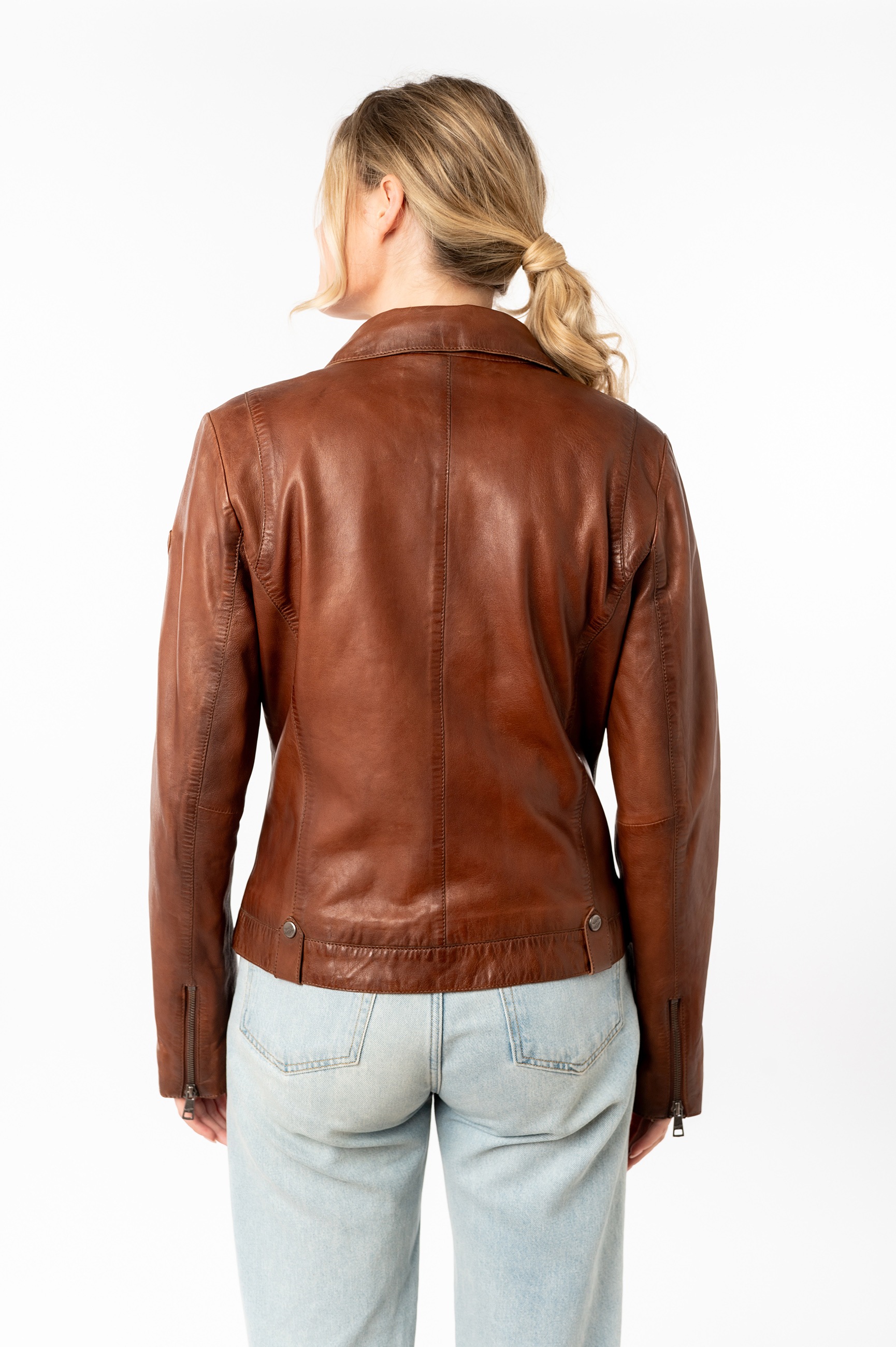 Mauritius Lederjacke »MWFarah« mit Reverskragen