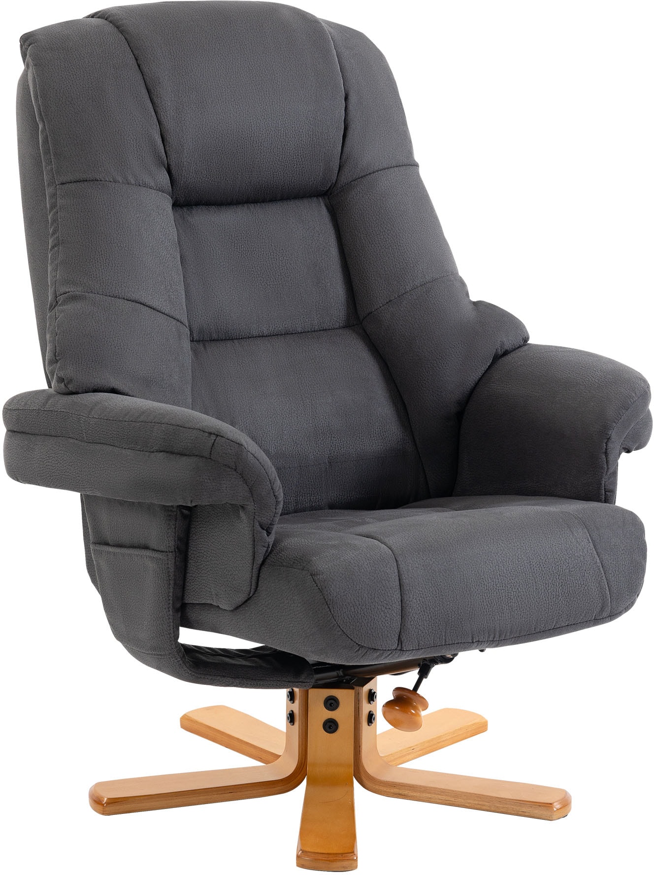 Duo Collection TV-Sessel »Bordeaux« mit Hocker und Relaxfunktion, 360 Grad drehbar