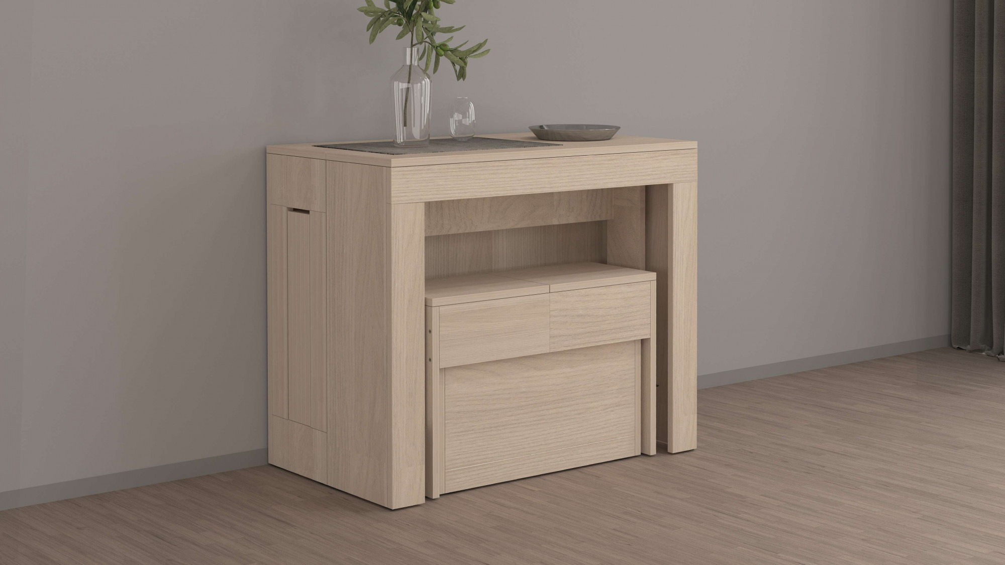 INOSIGN Sitzbank »Praktika, Sitzbank, Bank« 1 Stk. tlg. mit Auszugsfunktion, ausziehbar von 66  auf 290 cm