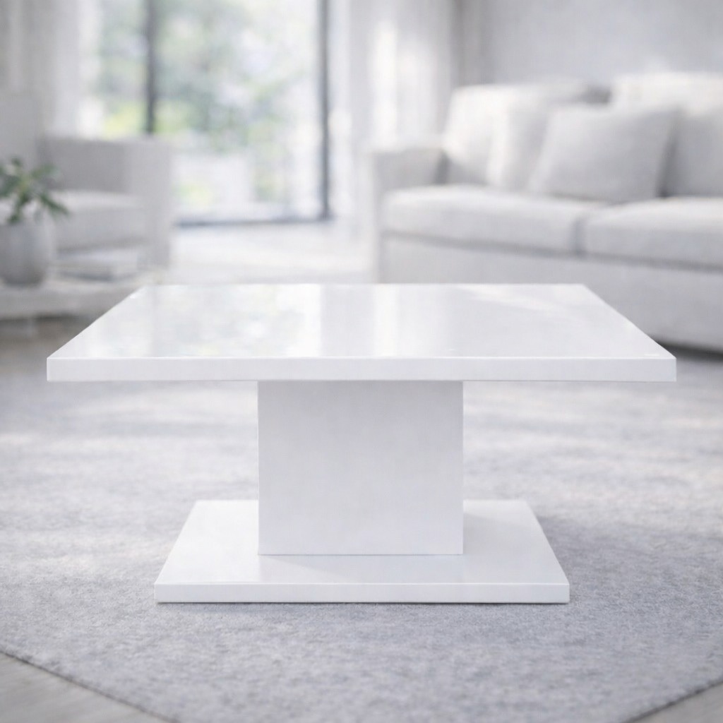 GOODproduct Table basse »Atina Wohnzimmertisch, Sofatisch, Beistelltisch, Kaffeetisch« Table basse rectangulaire, 100x60 cm, en matériau bois de haute qualité