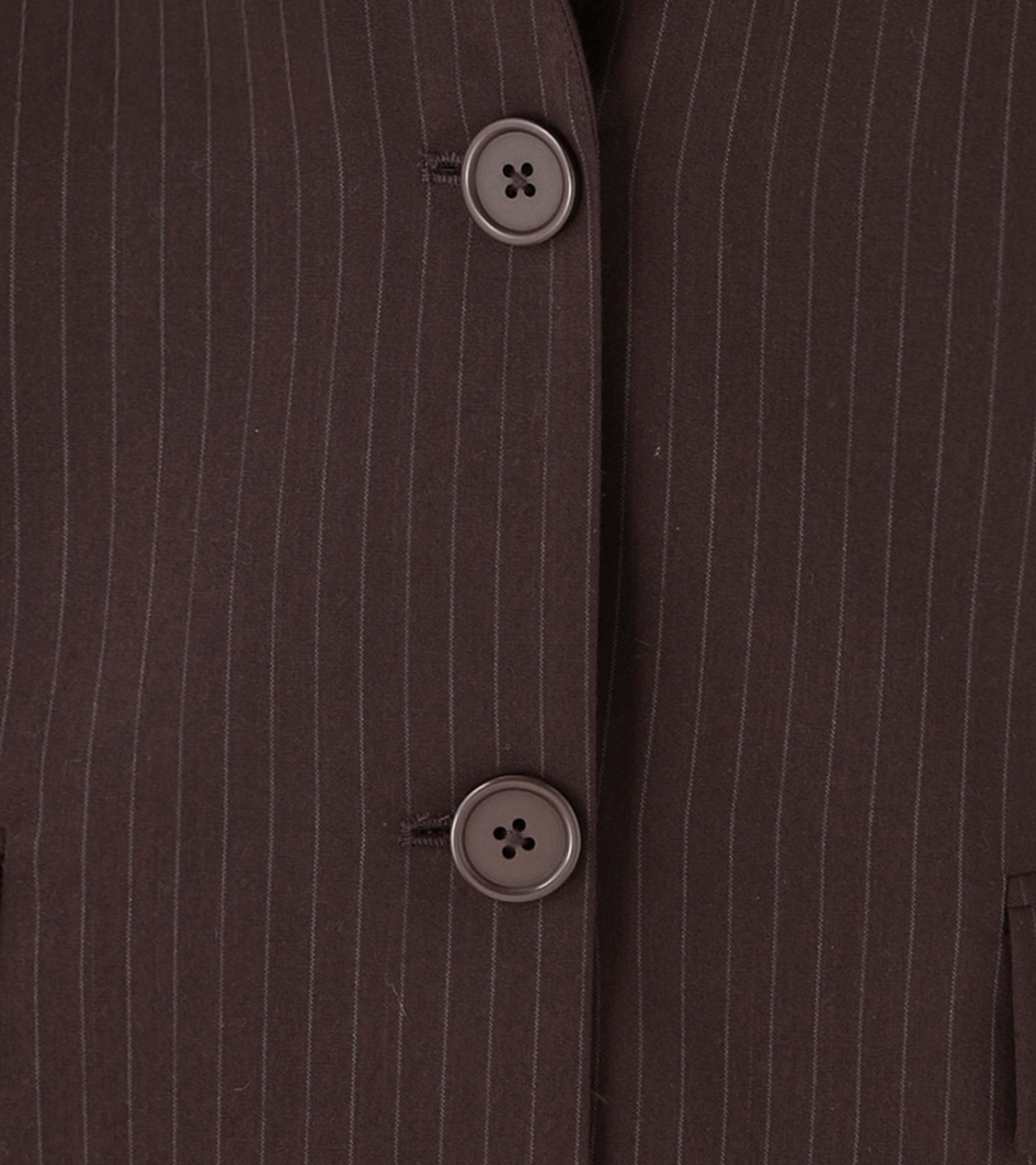 Aniston SELECTED Blazer long avec fines rayures élégantes - NOUVELLE COLLECTION
