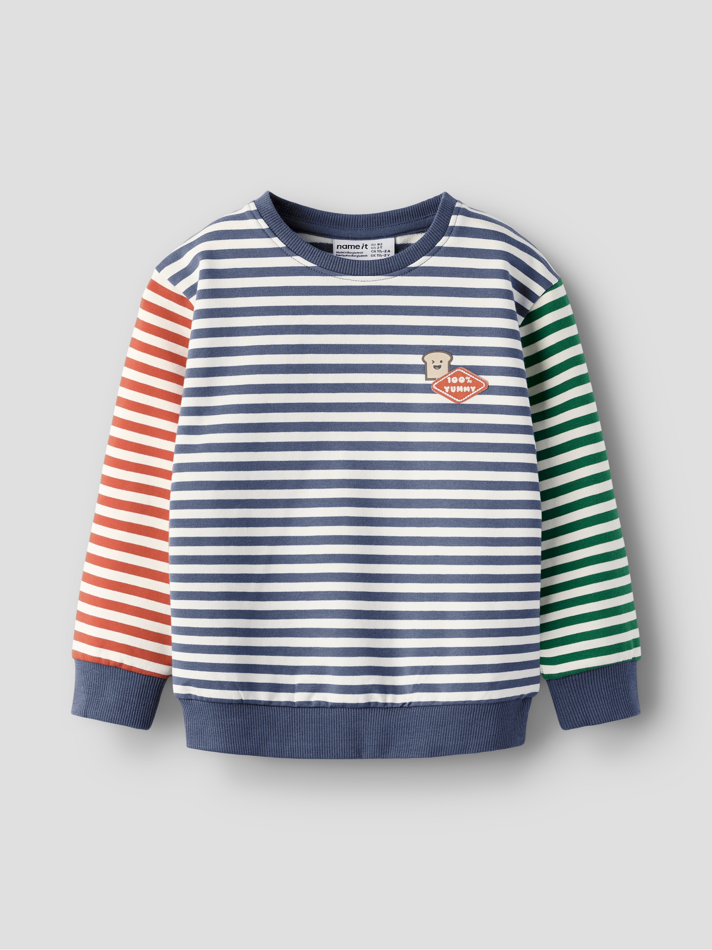 Name It Sweatshirt »NMMKASTER LS NREG SWEAT UNB«, Baumwollmischung, regular fit

