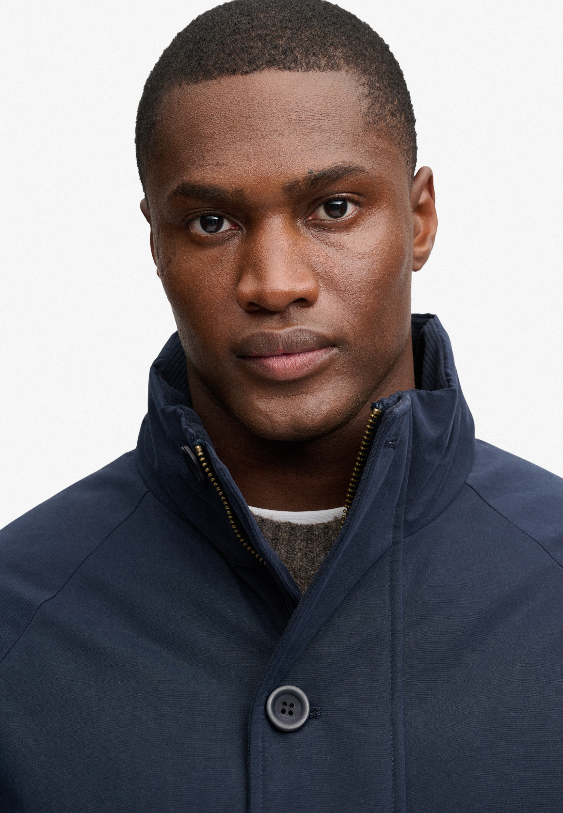 Superdry Parka »PREMIUM PADDED CAR COAT« mélange de matériaux, coupe régulière