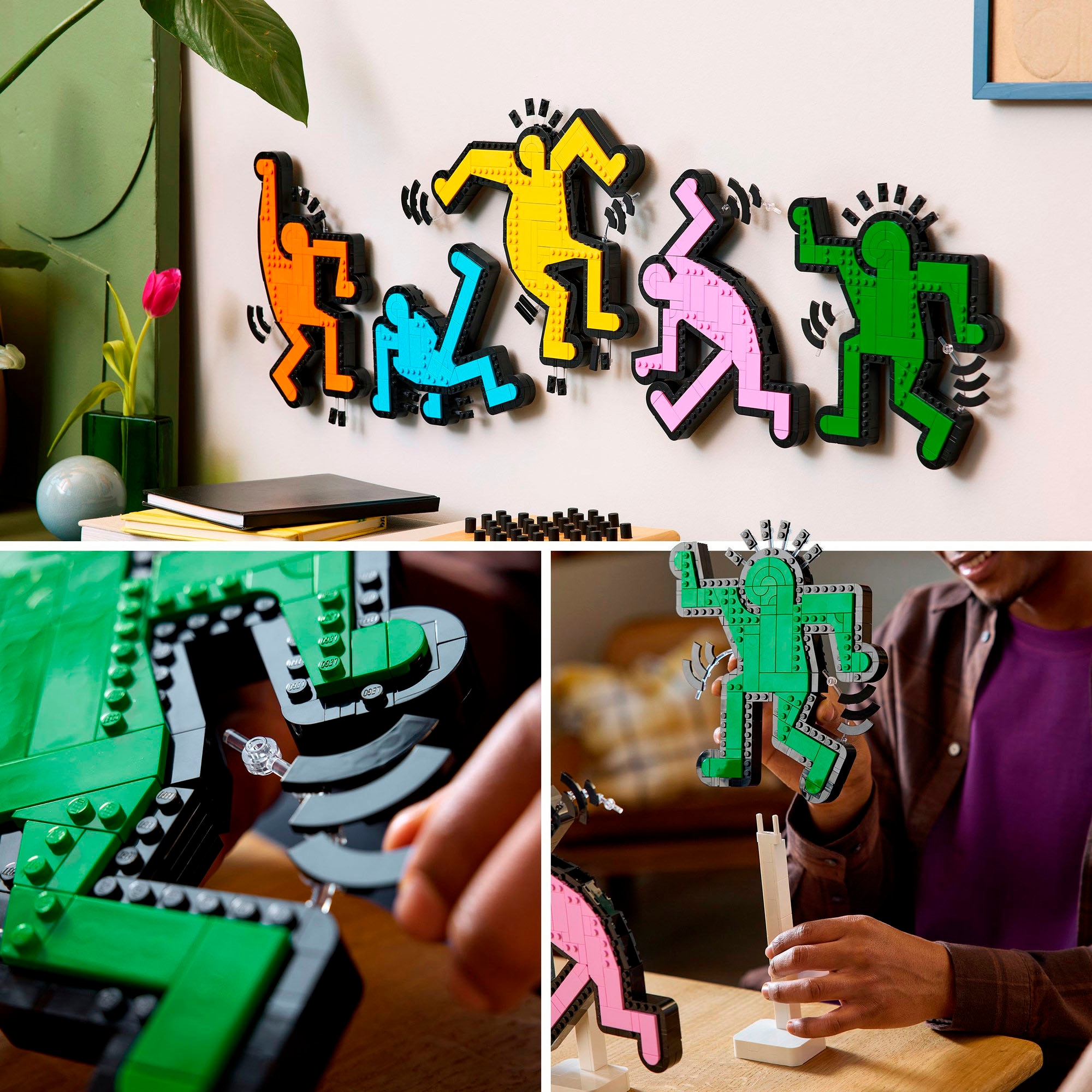 LEGO® Pions de construction »Keith Haring – Tanzende Figuren (31216), LEGO ART«