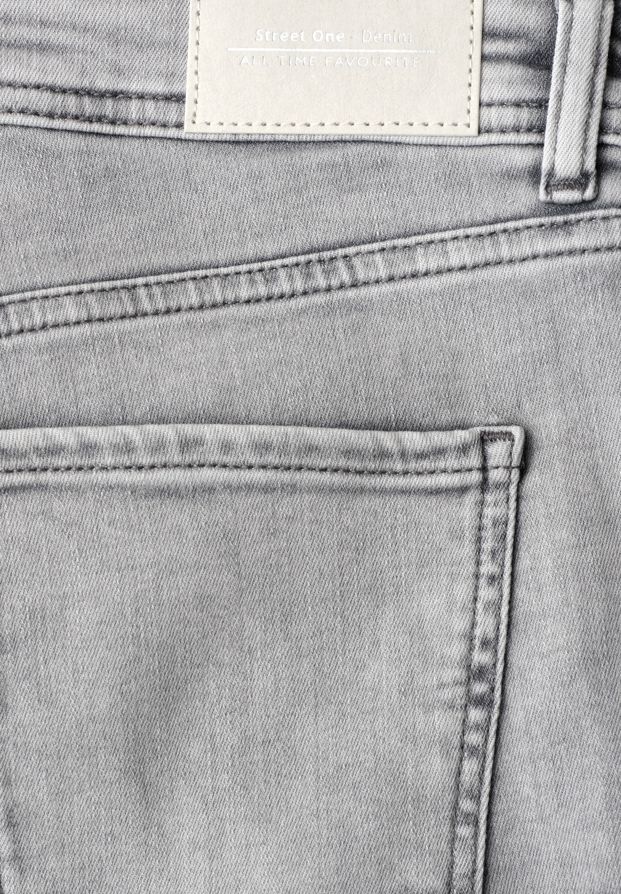 STREET ONE Bermuda »Style Jane«  Bermuda jean slim avec revers