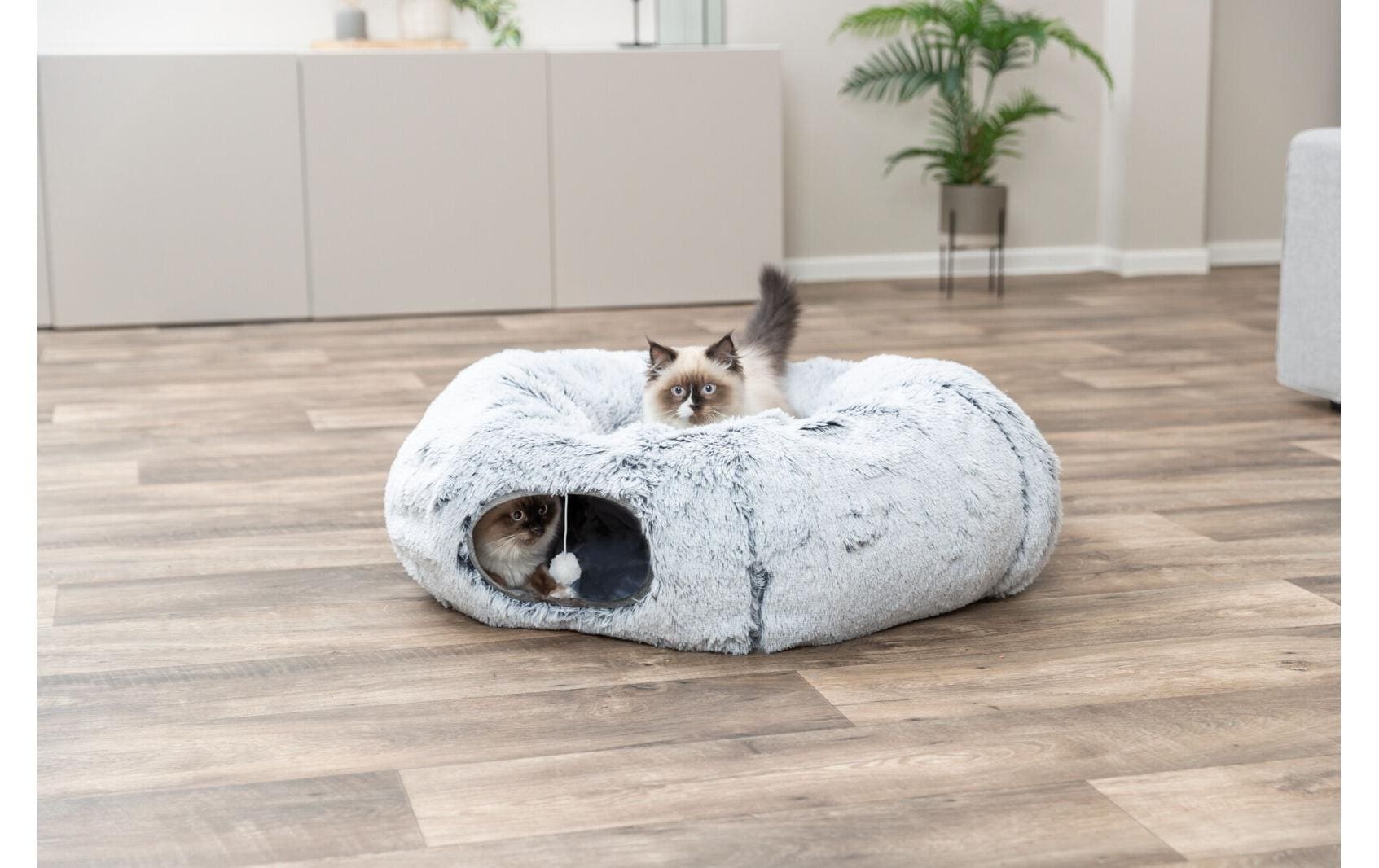 TRIXIE Spieltunnel »Harvey ø 25 x 160 cm« Spiel- und Rückzugsort für Katzen