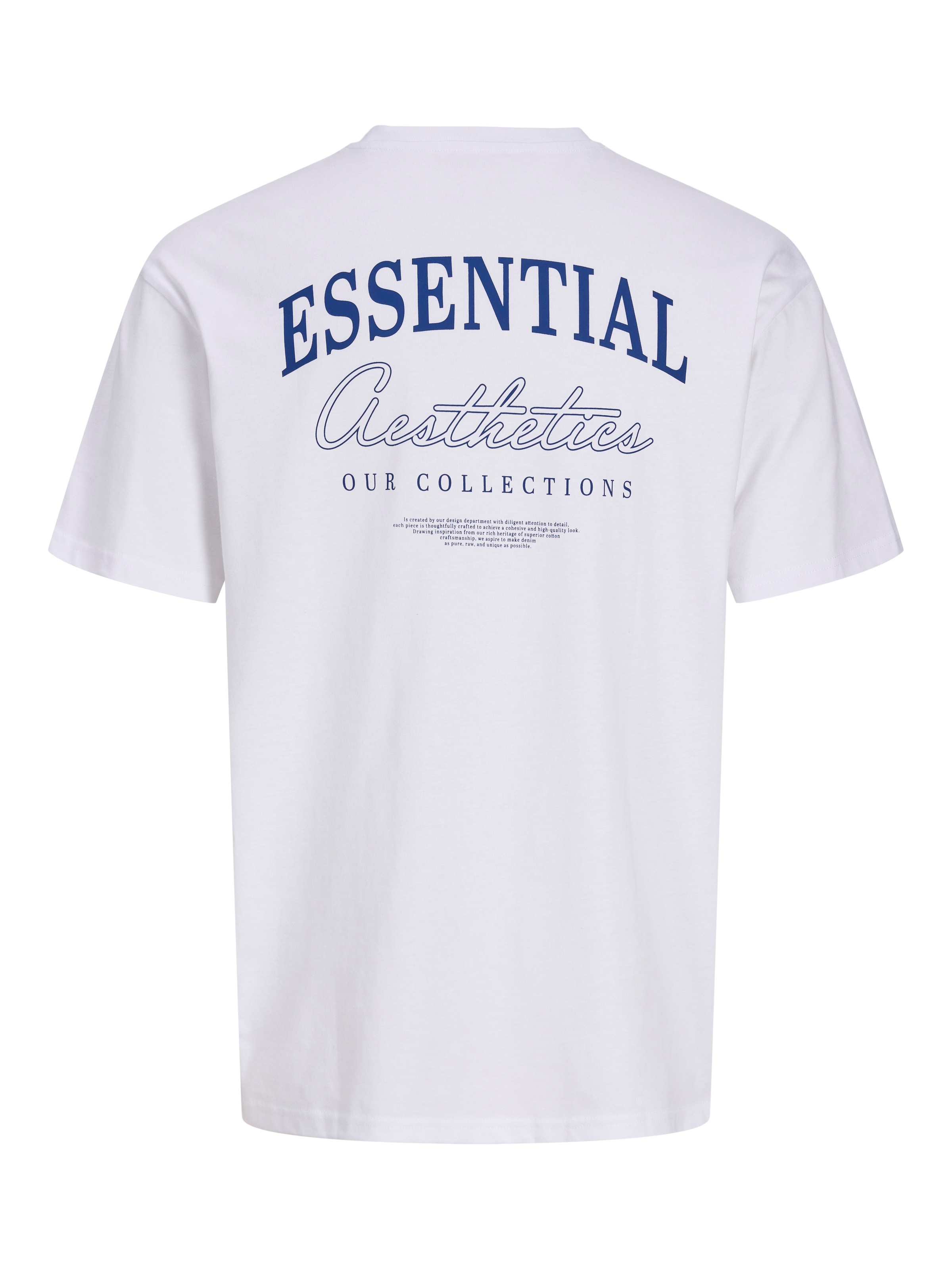 Jack & Jones Shirt à col rond »JJEORGANIC RELAXED STUDIO TEE SS O-NECK« coton, coupe décontractée