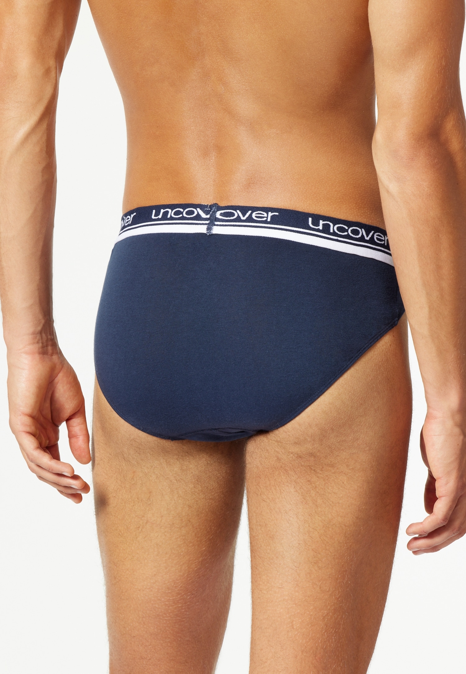 uncover by SCHIESSER Slip rio »Uncover Cotton« 3er Pack,  elastisch, sportlicher-Look, ohne Eingriff, Logo-Bund